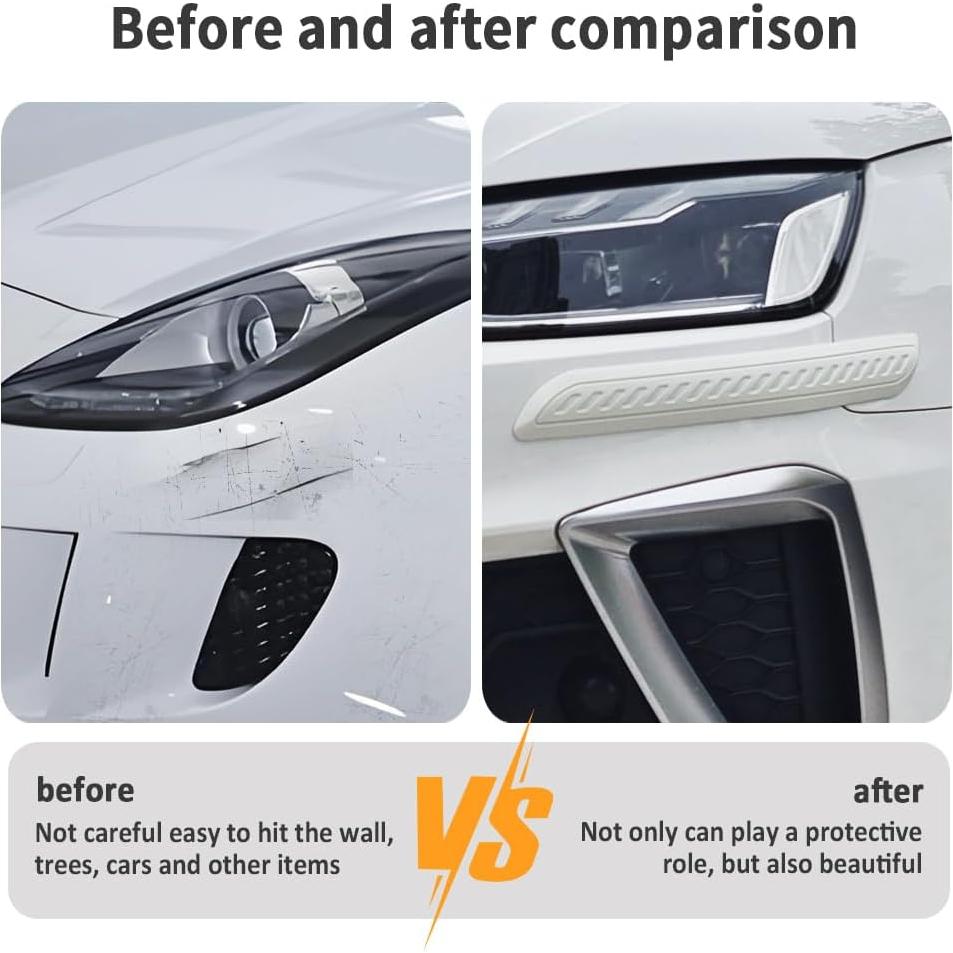 Protector de Parachoques Carleef Universal Blanco 40x5 cm