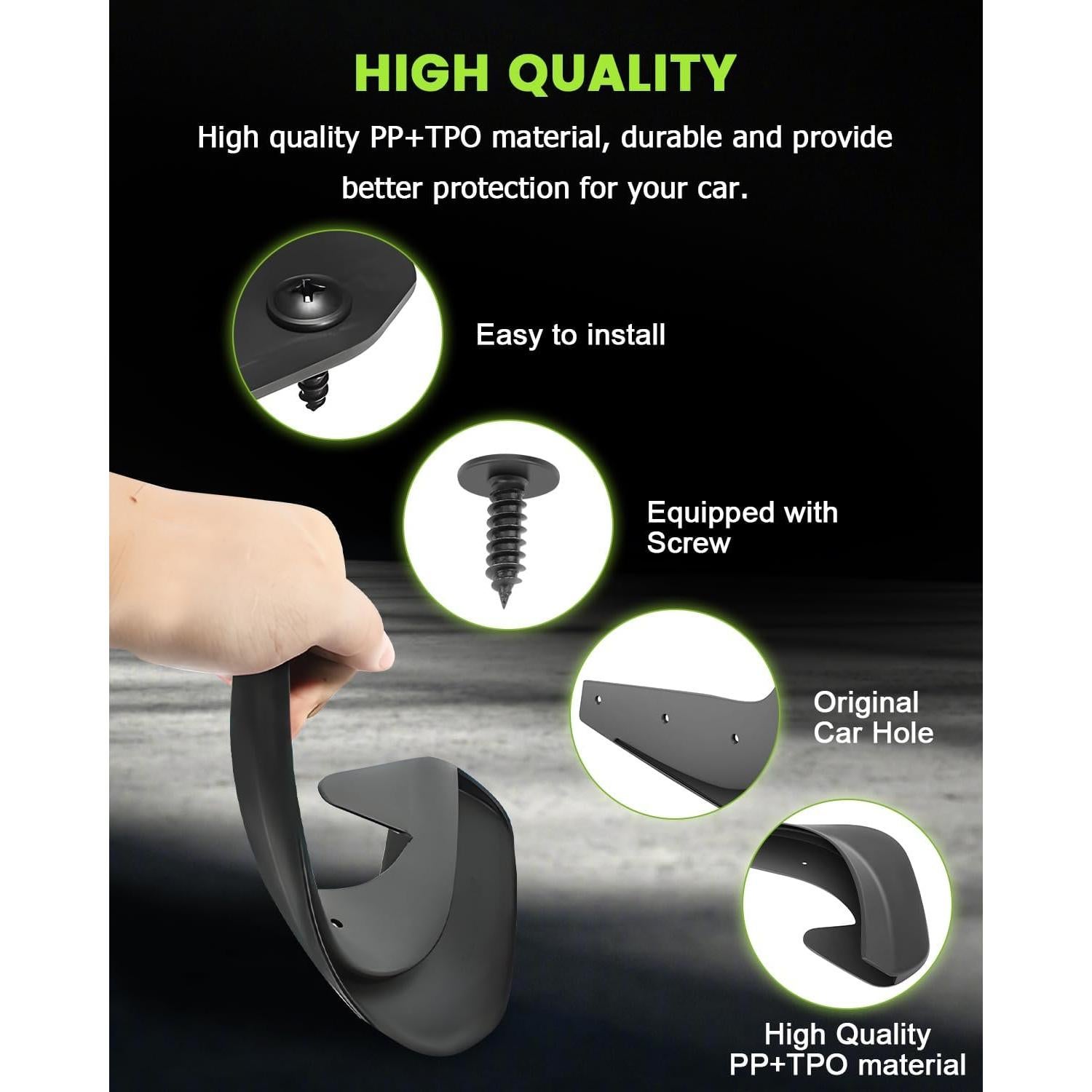 Guardabarros Universales SCITOO para Toyota Hilux 2006-2014