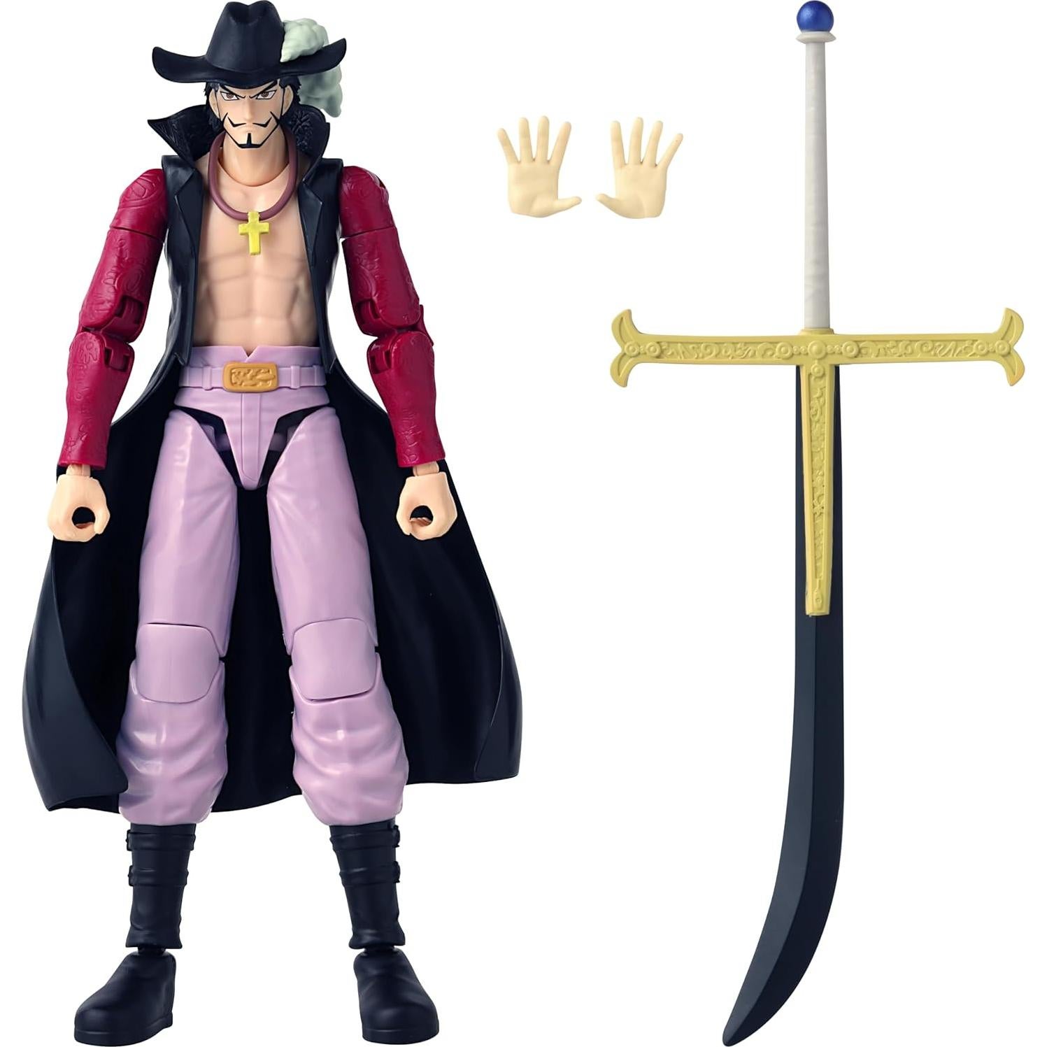 Figura de Acción Anime Heroes One Piece Dracule Mihawk 16.5 cm