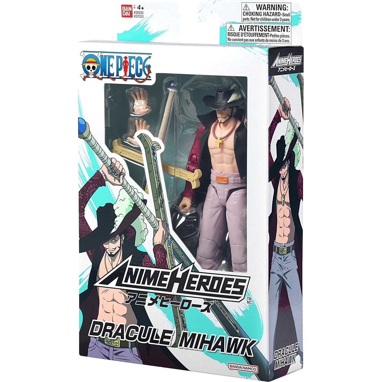 Figura de Acción Anime Heroes One Piece Dracule Mihawk 16.5 cm