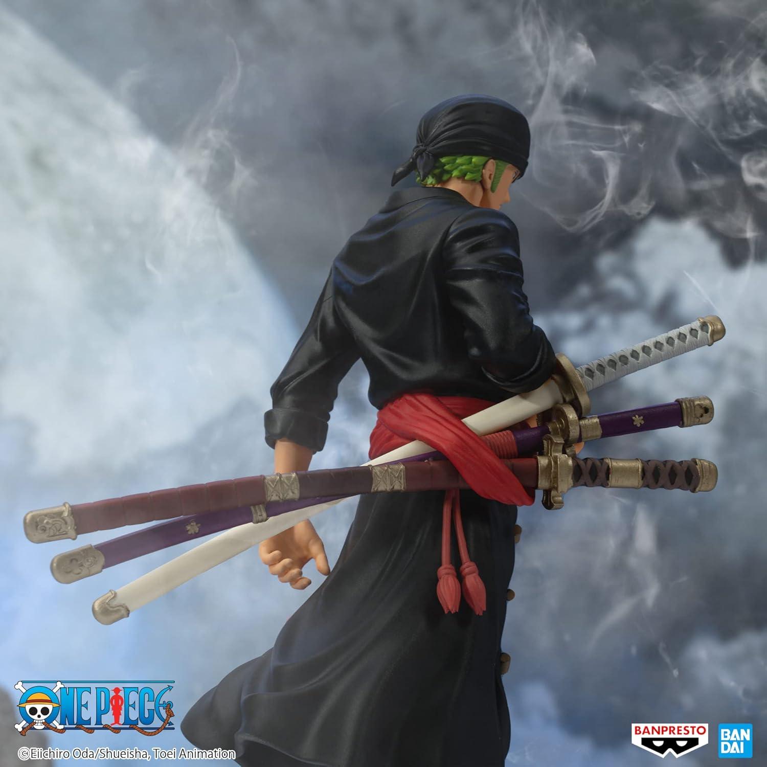 Estatua Roronoa Zoro 17 cm Banpresto The Shukko