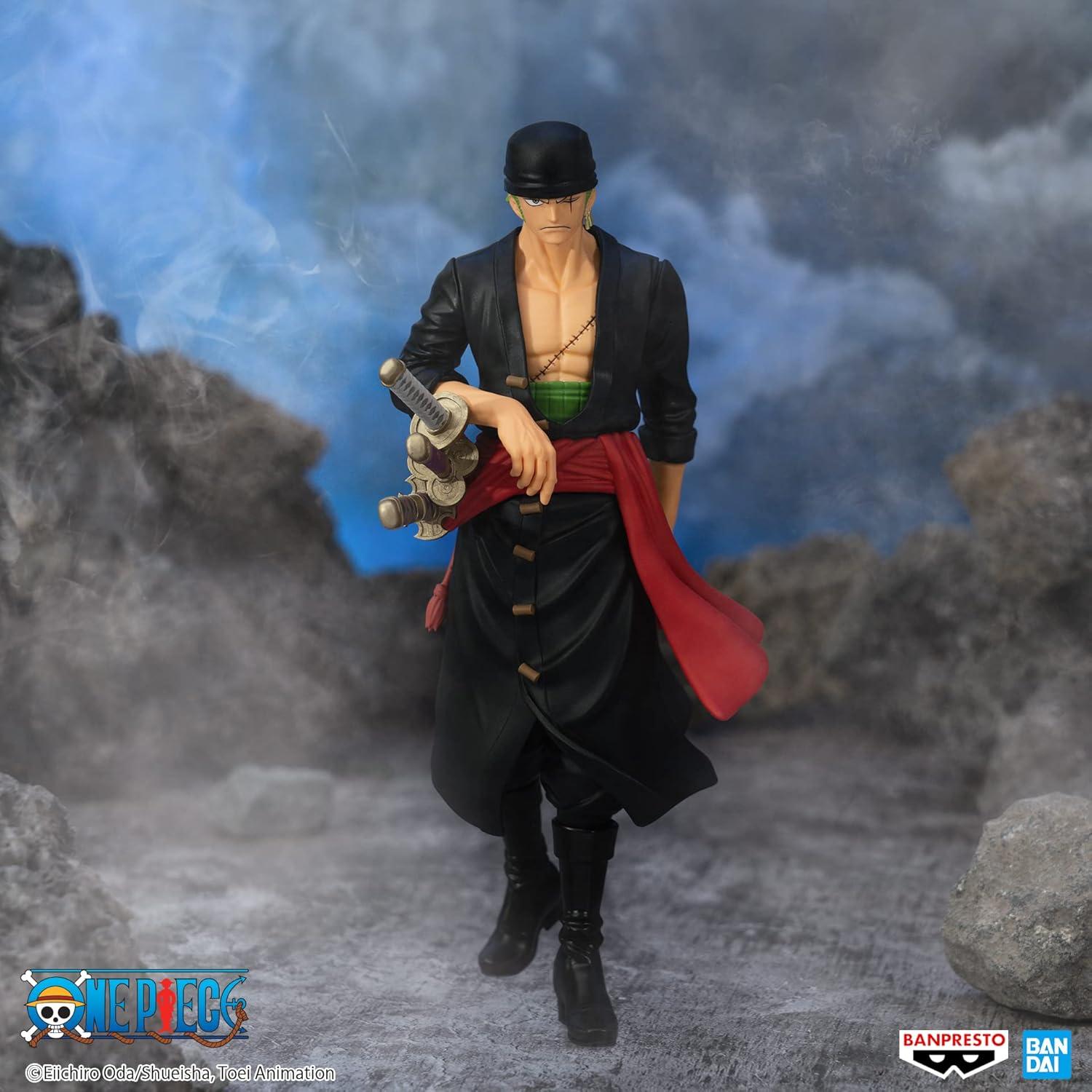 Estatua Roronoa Zoro 17 cm Banpresto The Shukko
