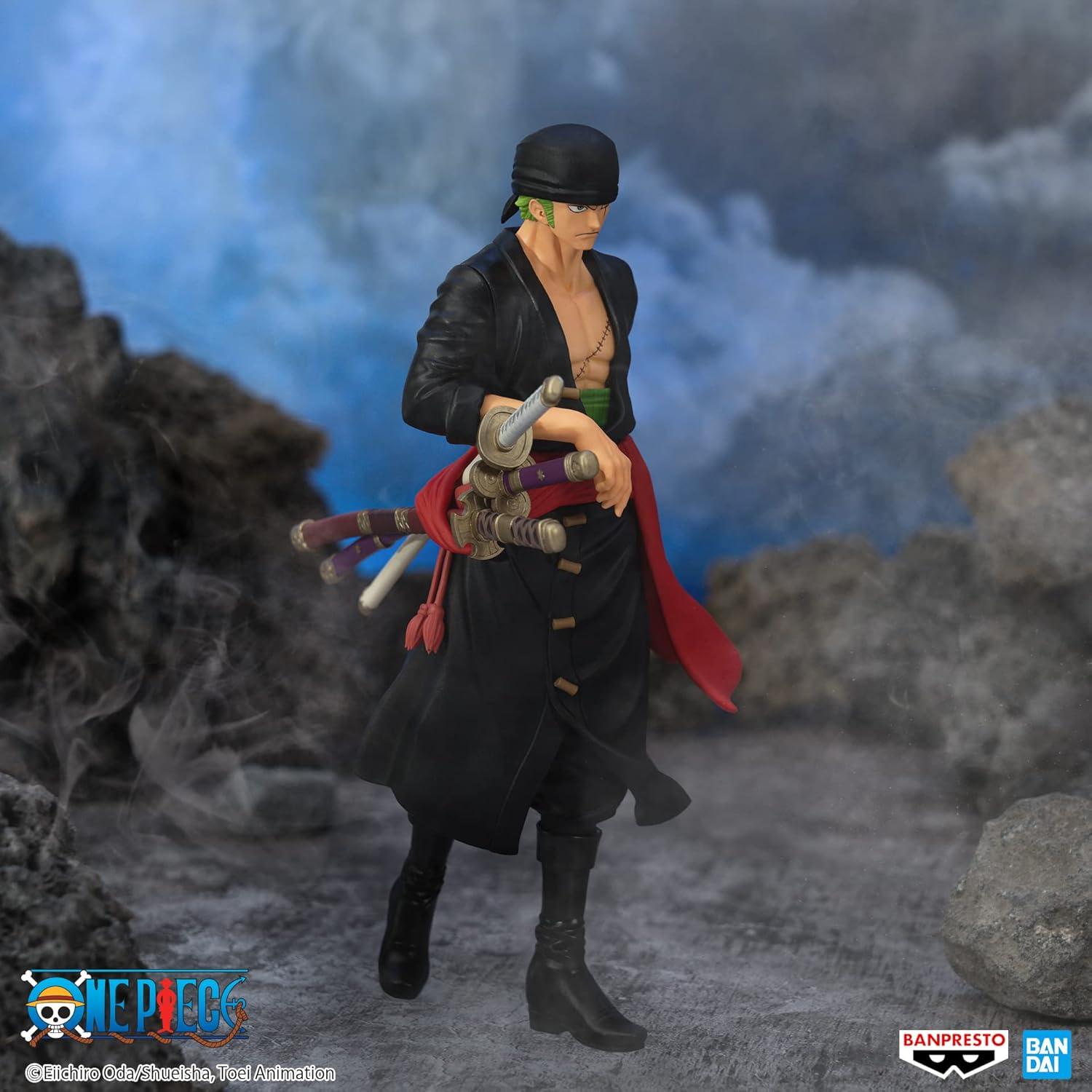 Estatua Roronoa Zoro 17 cm Banpresto The Shukko