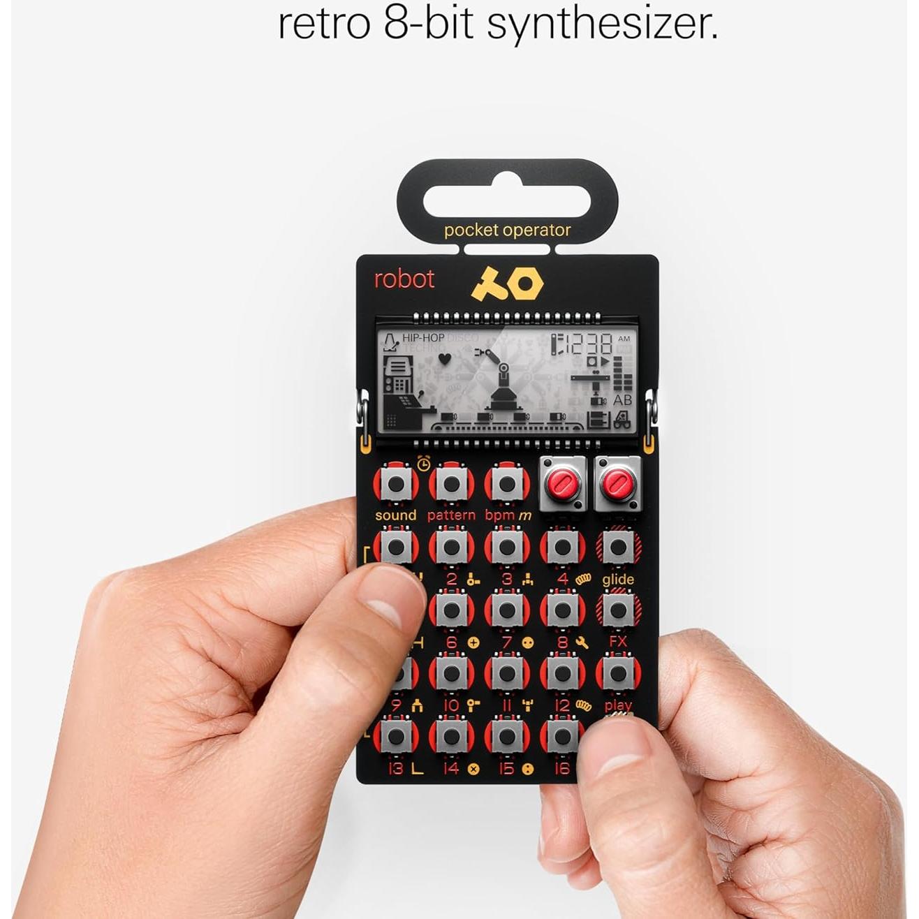 Sintetizador Teenage Engineering PO-28 Robot 8-Bit Multicolor