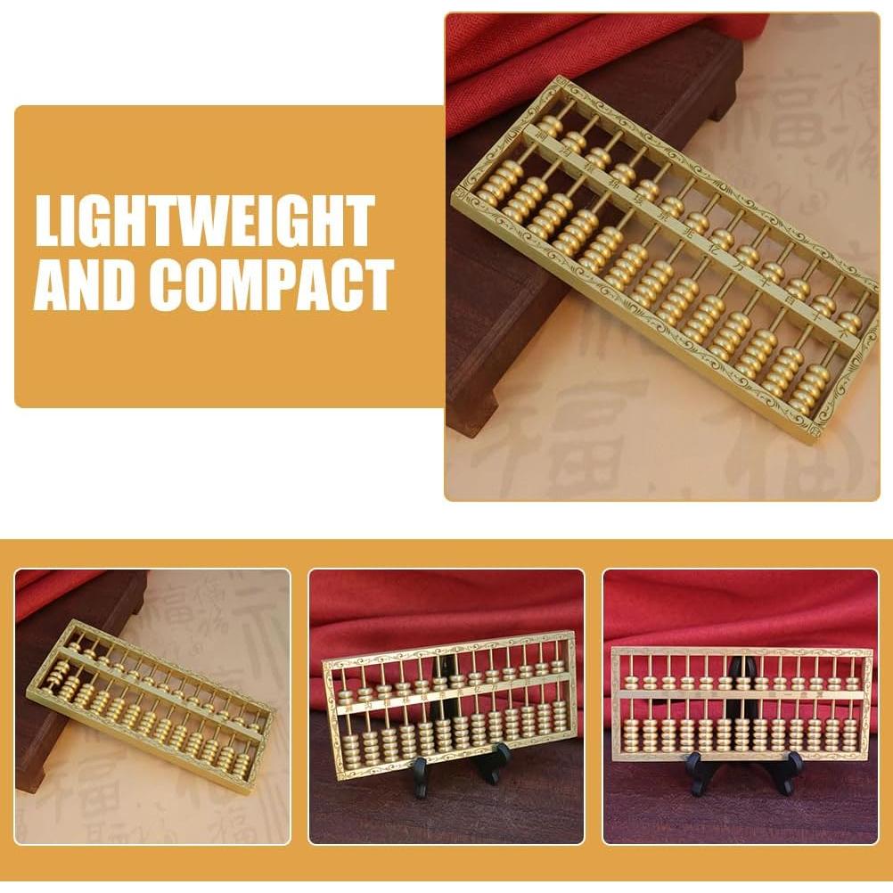 Ábaco de Latón Feng Shui 15x6cm Decoración para Hogar