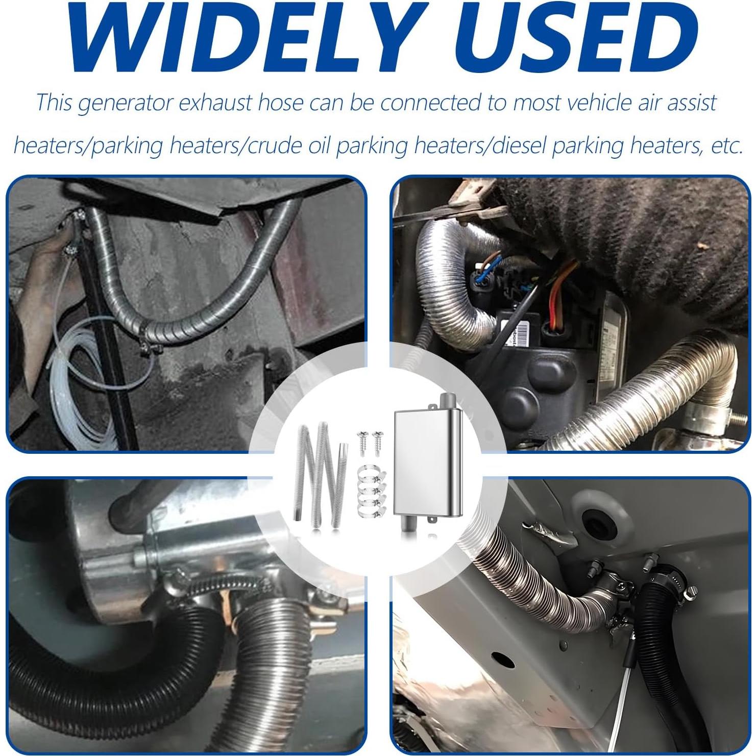 Tubería de Escape Diesel Carleef 199 cm con Silenciador