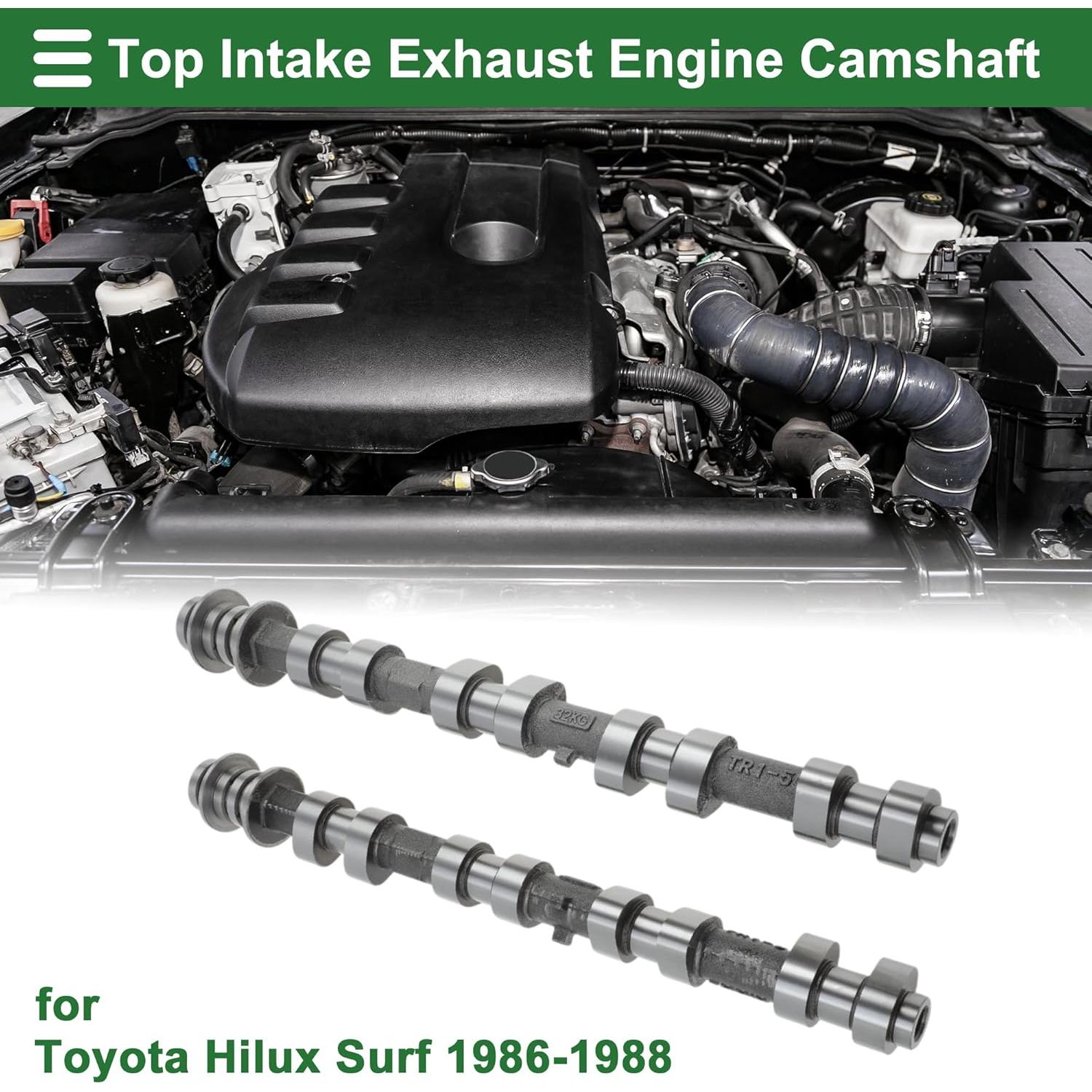 Eje de Leva de Admision y Escape VekAuto Toyota Hilux Surf 86-88