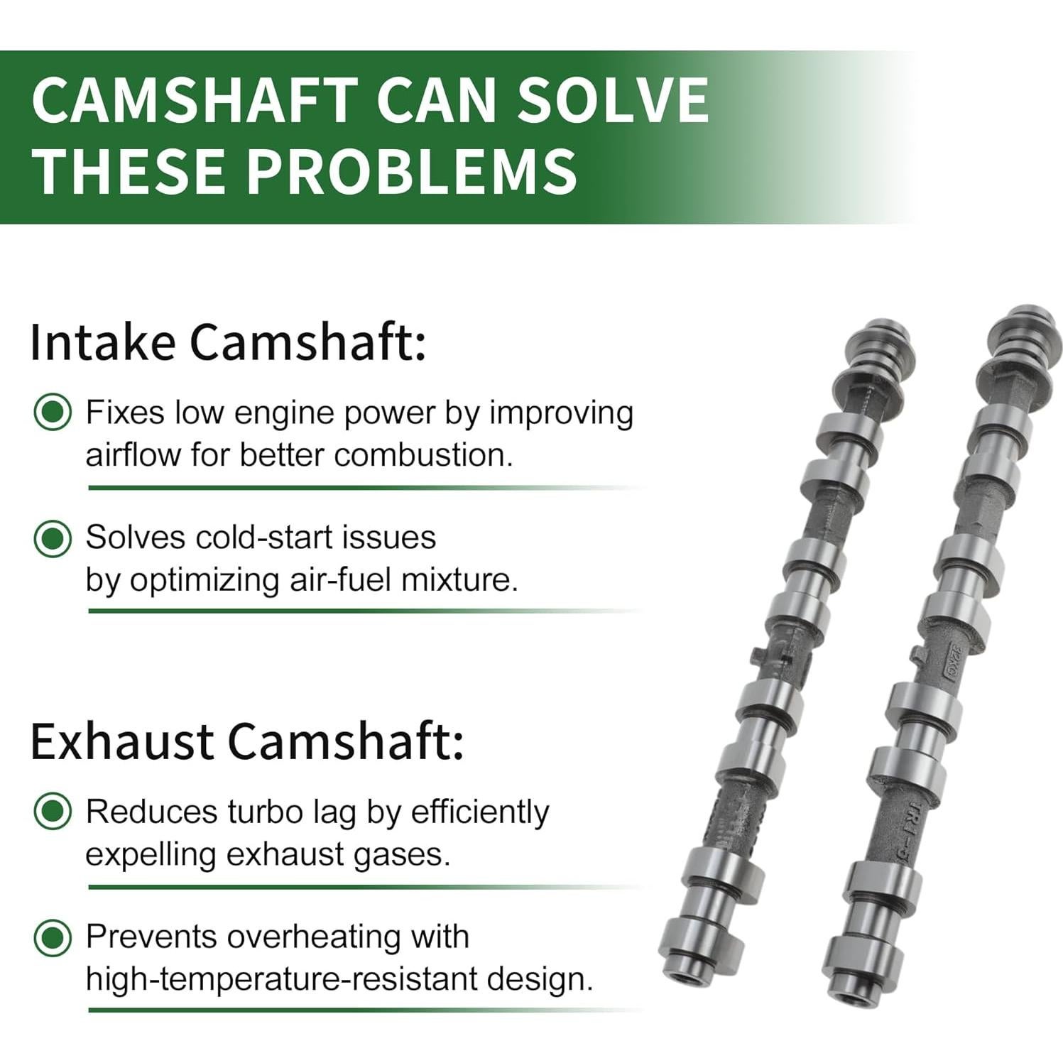 Eje de Leva de Admision y Escape VekAuto Toyota Hilux Surf 86-88