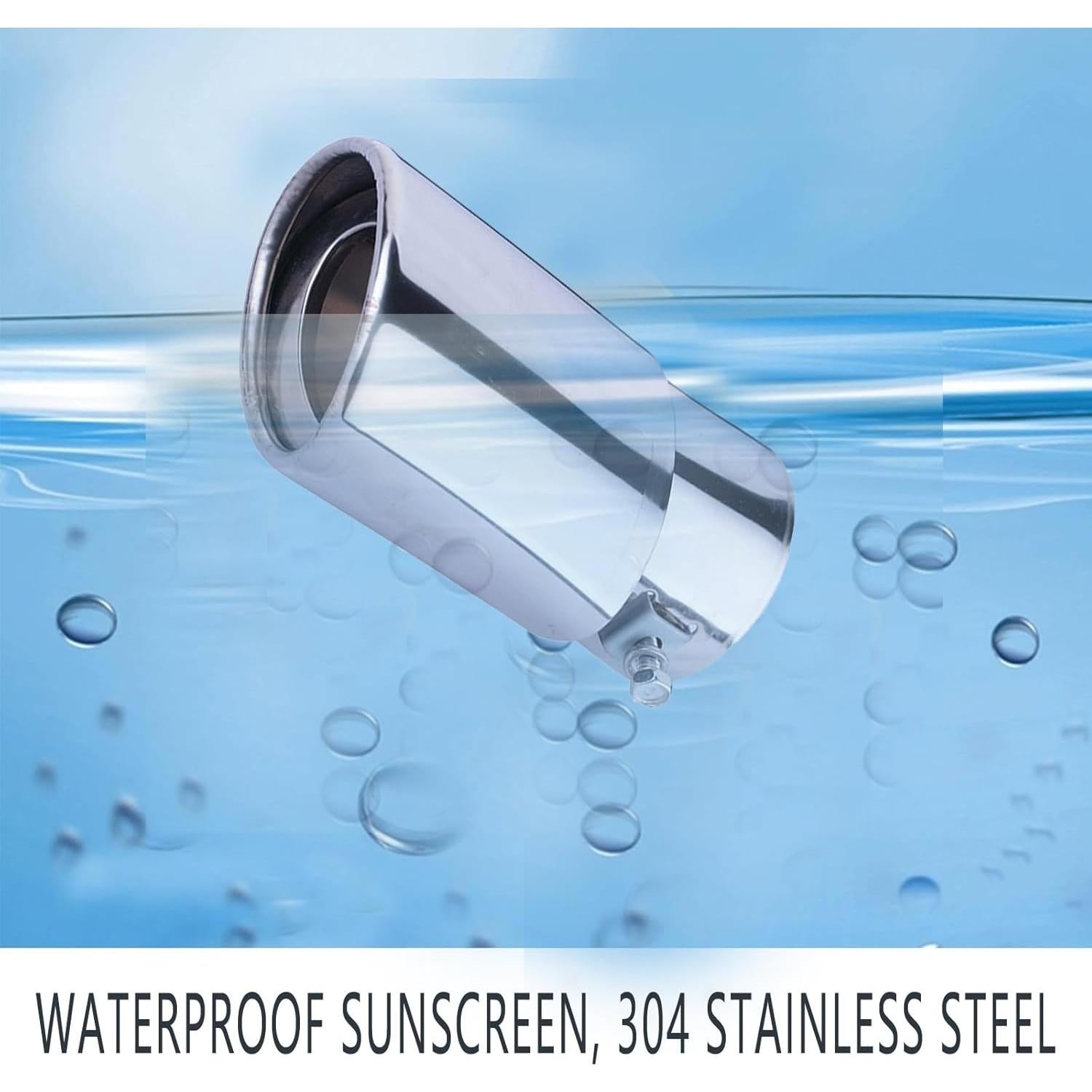 Punta de Escape Luminuti Acero Inoxidable 13.97 cm Cromada