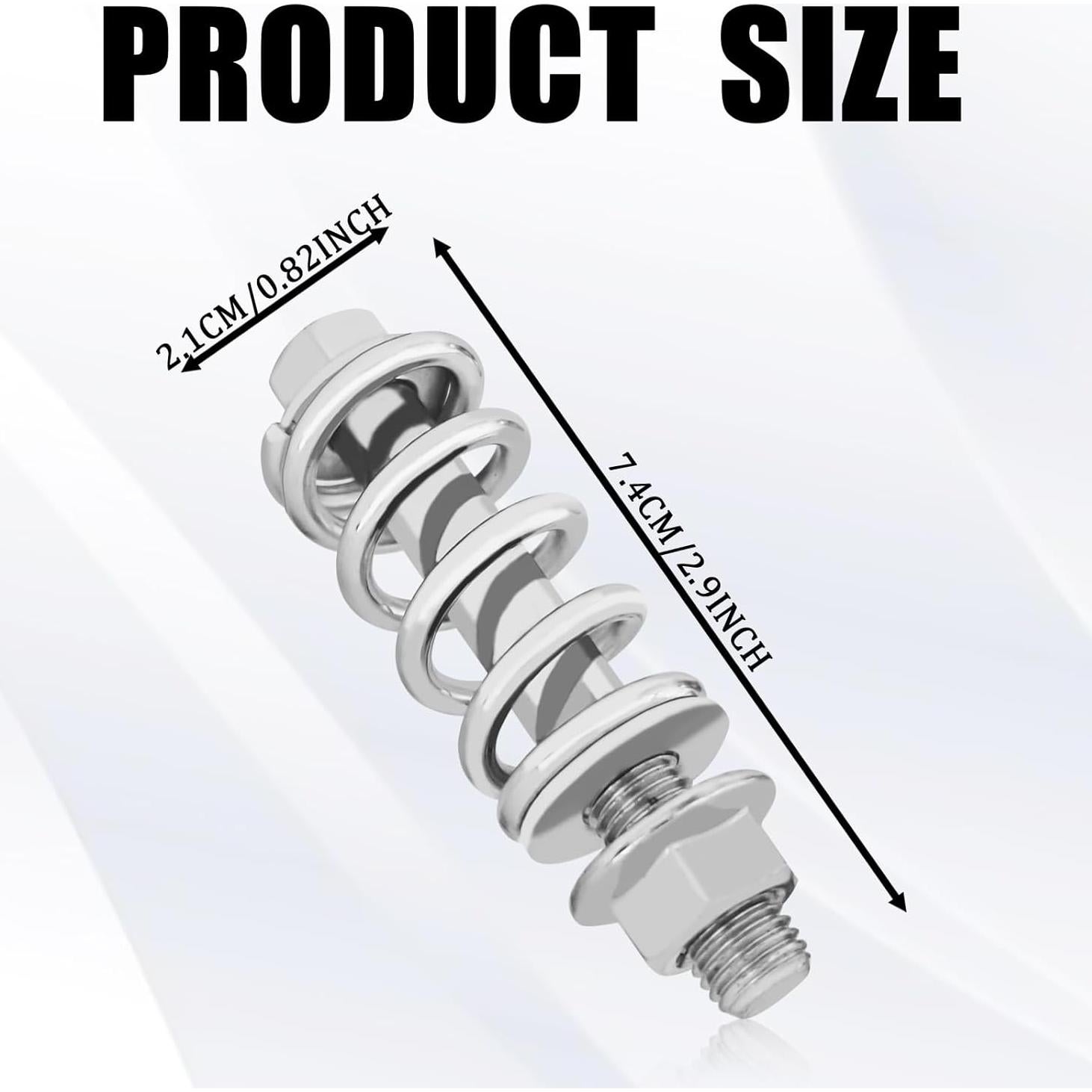 Kit de Tornillos de Colector de Escape QKYS 2PCS M10x1.25