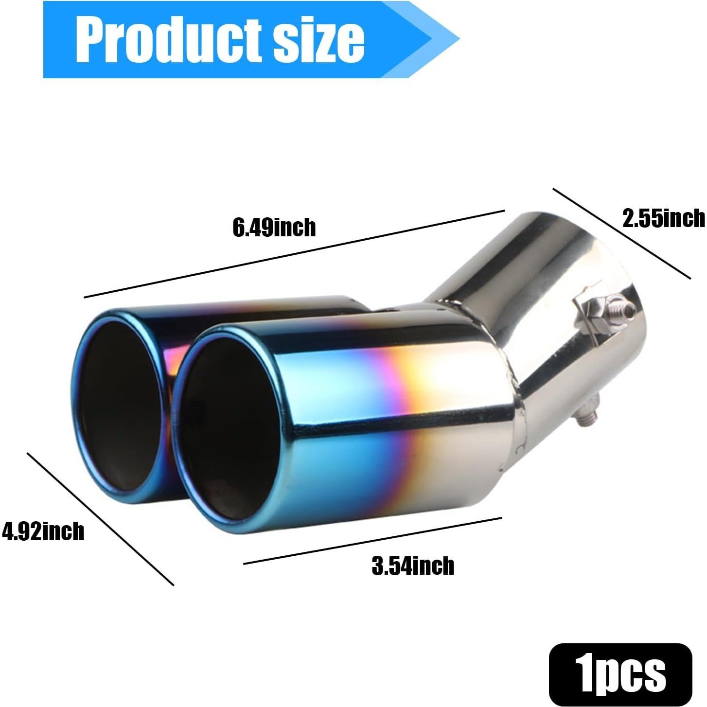 Punta de Escape Acero Inoxidable NGHEY 15,95 cm Pulido