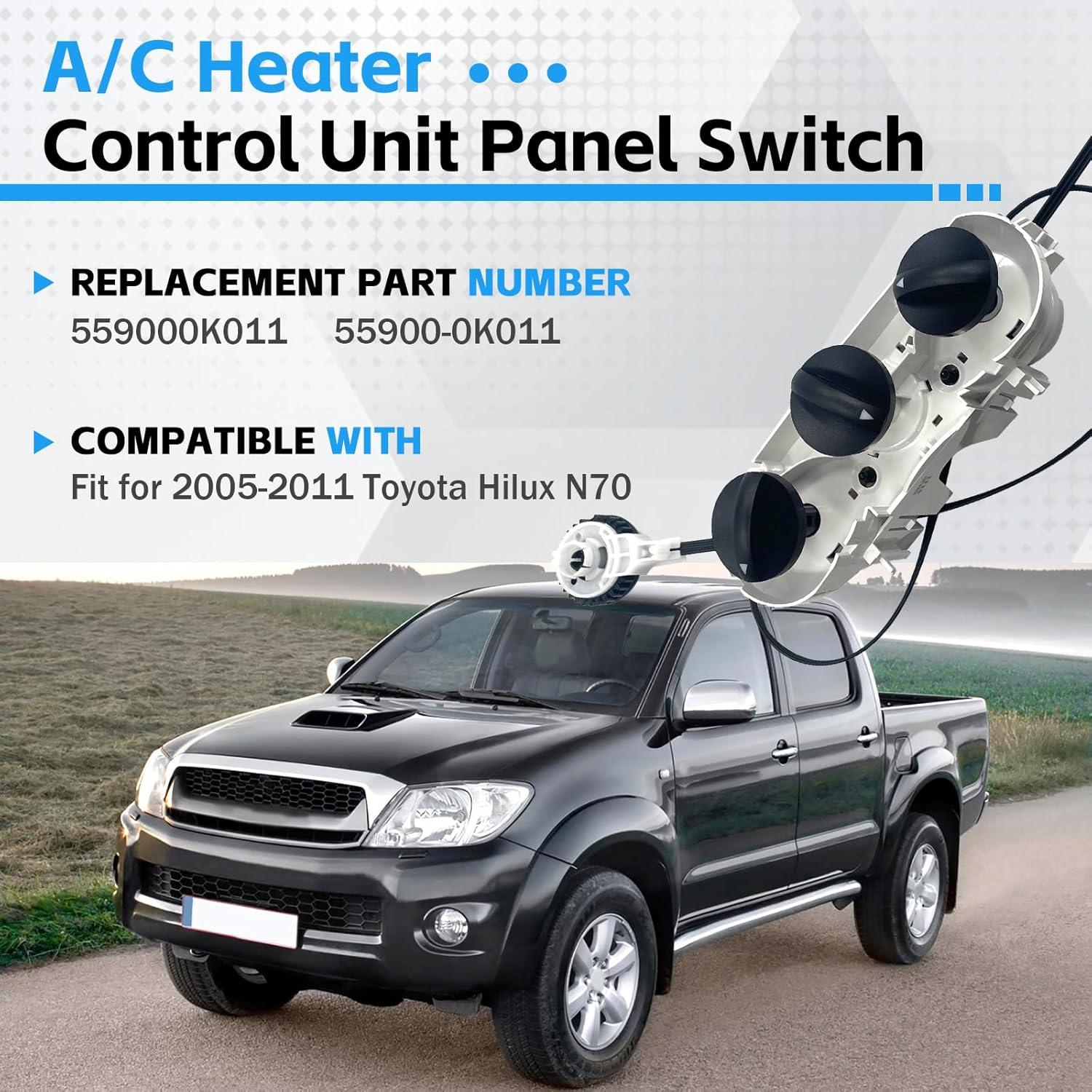 Panel de Control A/C BZJUNQI 559000K011 para Toyota Hilux N70