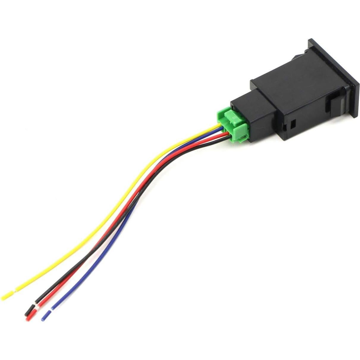 Interruptor Botón 4 Polos 12V iJDMTOY para Toyota