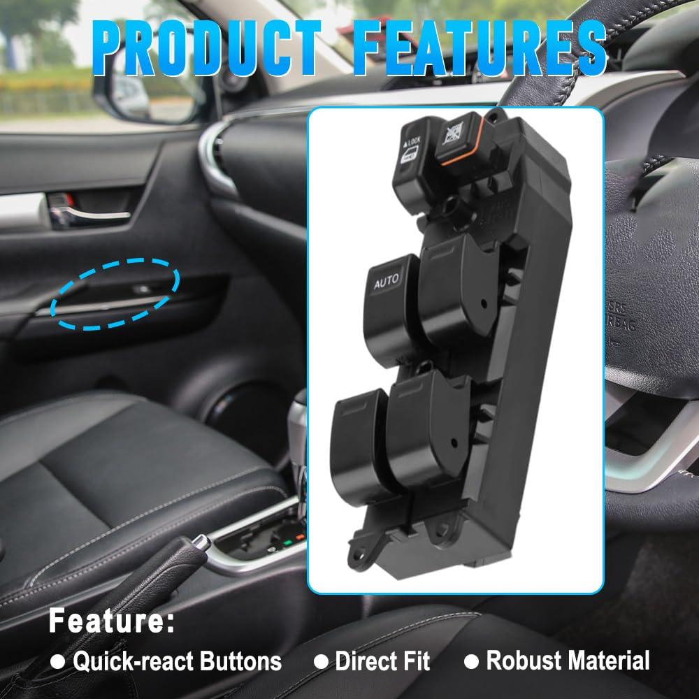 Interruptor de Ventana Eléctrica Riloer 18 Pines Toyota 2004-2015