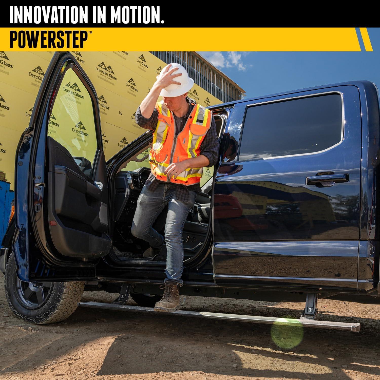 Pasos de Carga Eléctricos AMP Research PowerStep para Toyota Hilux 2015-2018