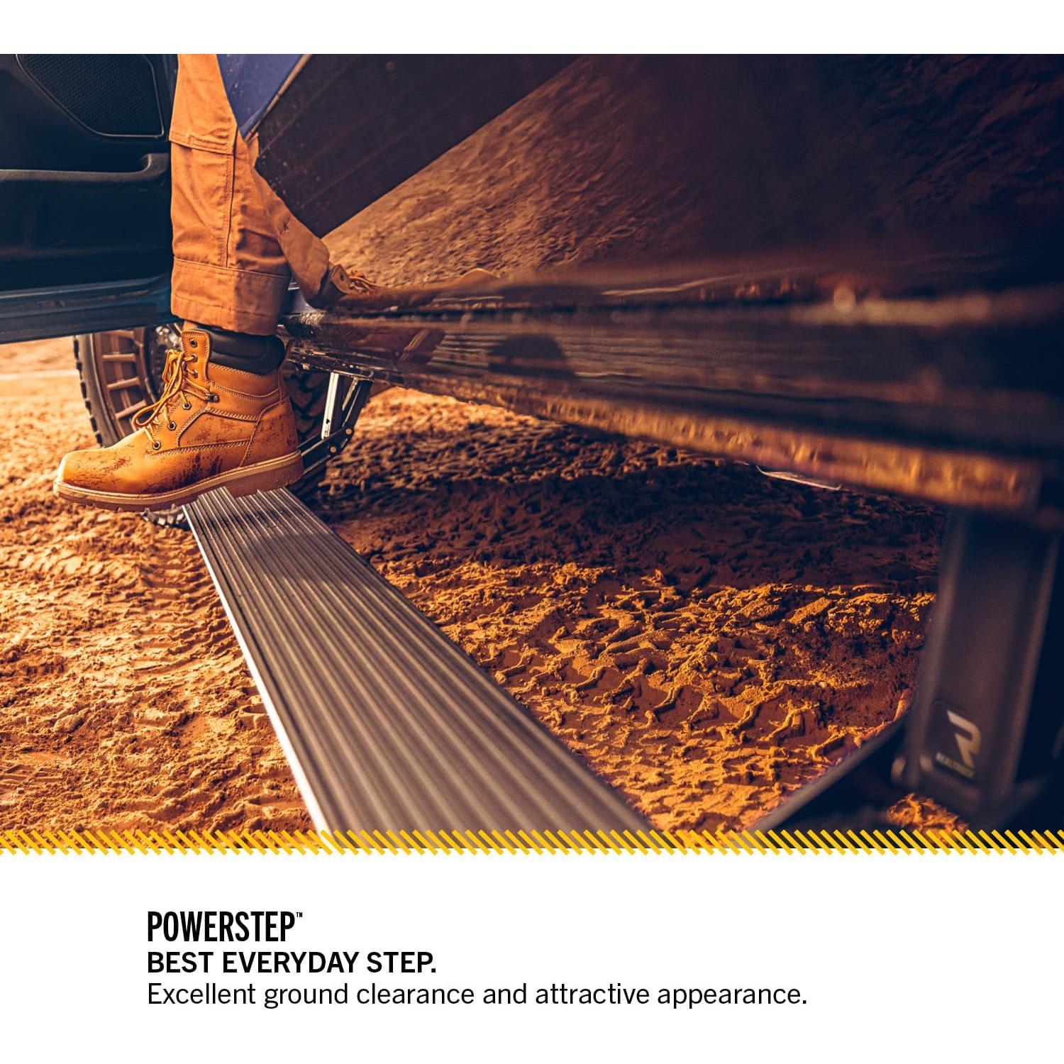 Pasos de Carga Eléctricos AMP Research PowerStep para Toyota Hilux 2015-2018