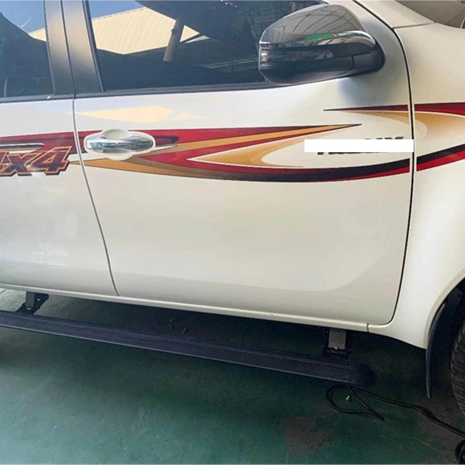 Compatible for Toyota HILUX/REVO 2016-2022 Electric Automatic Running Board Side Step Bar Pedals