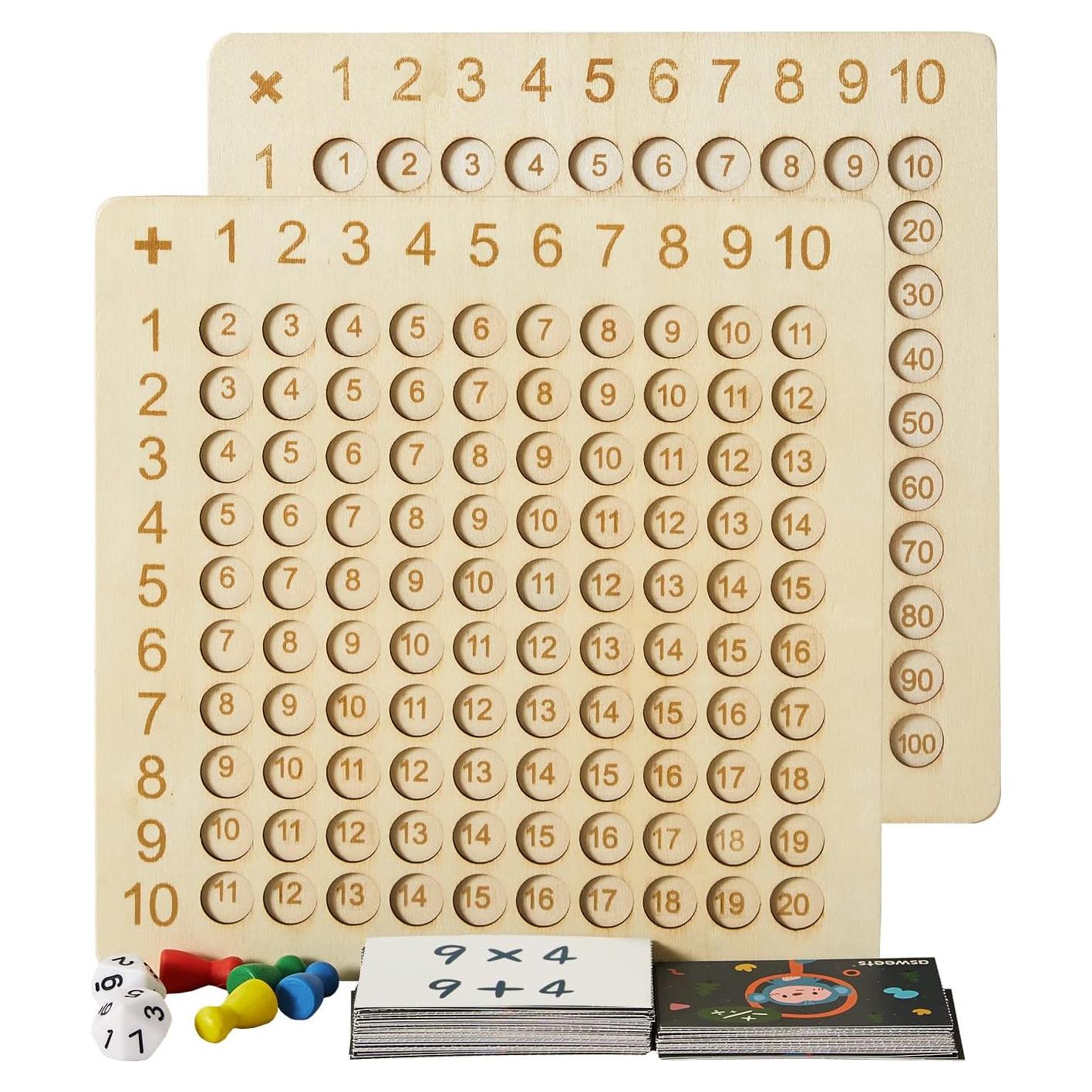 Juego de Mesa Educativo Asweets de Matemáticas 2 en 1