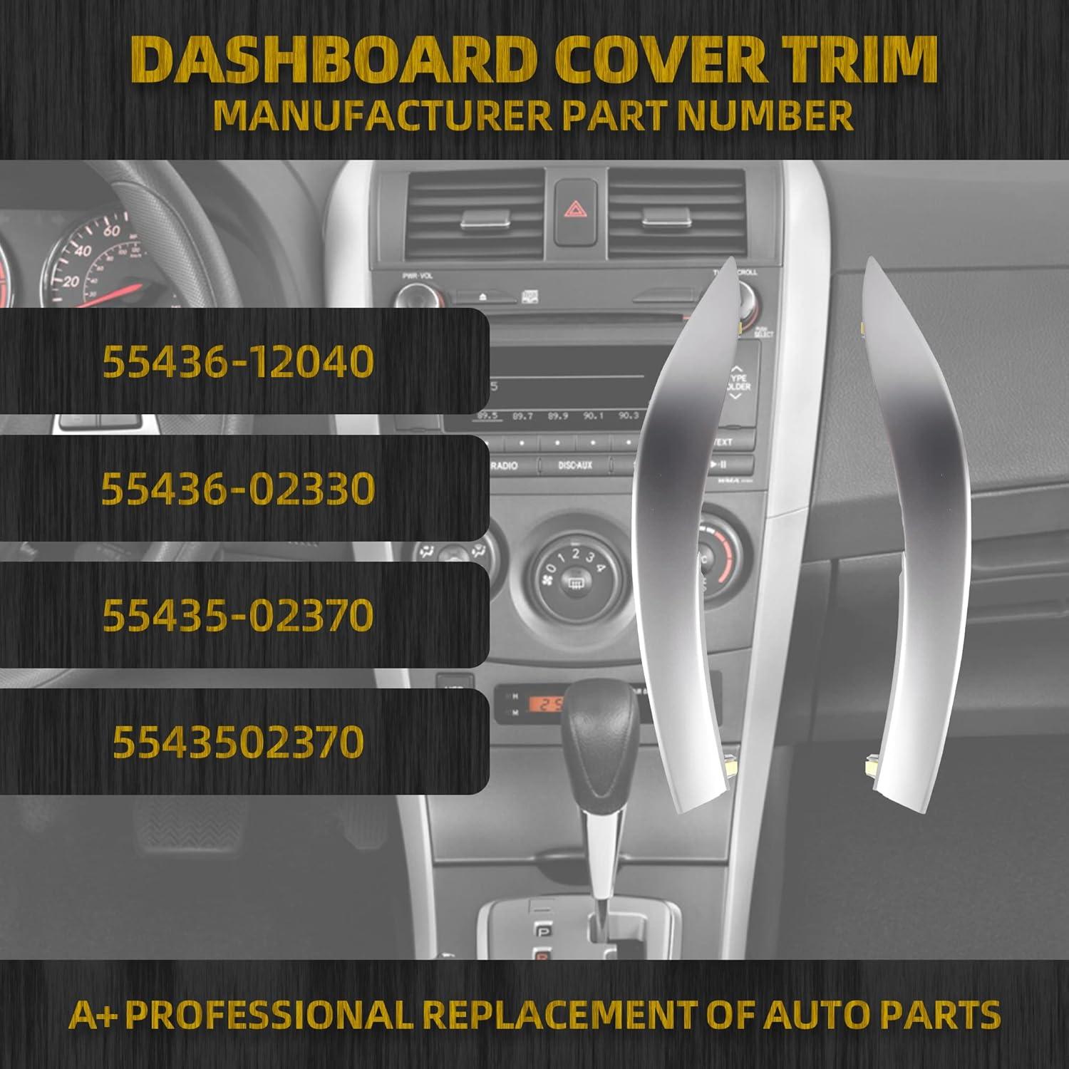 Tira Recubrimiento Tablero Central Toyota Corolla 2009-2013