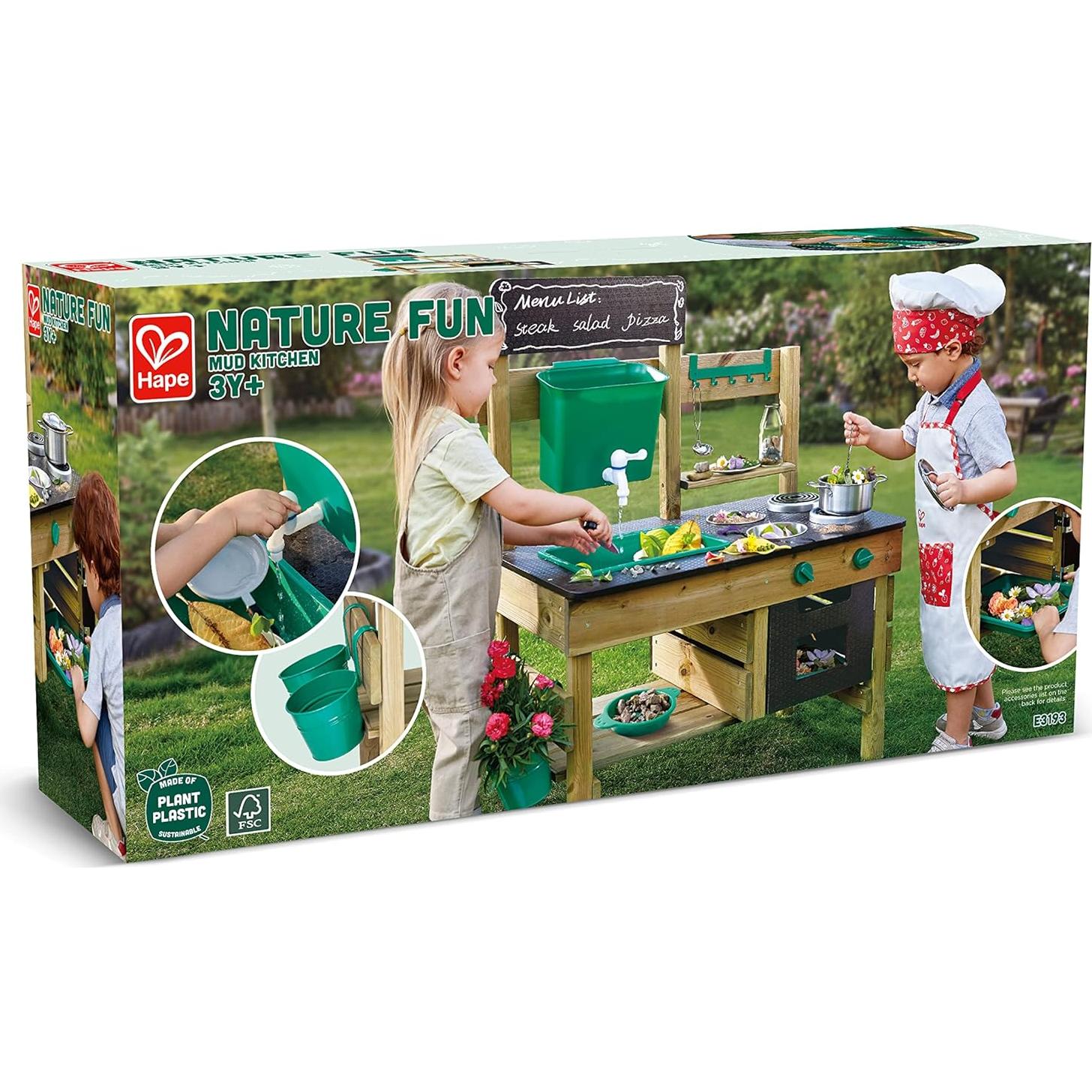 Juego de Cocina al Aire Libre Hape E3193 para Niños 3+