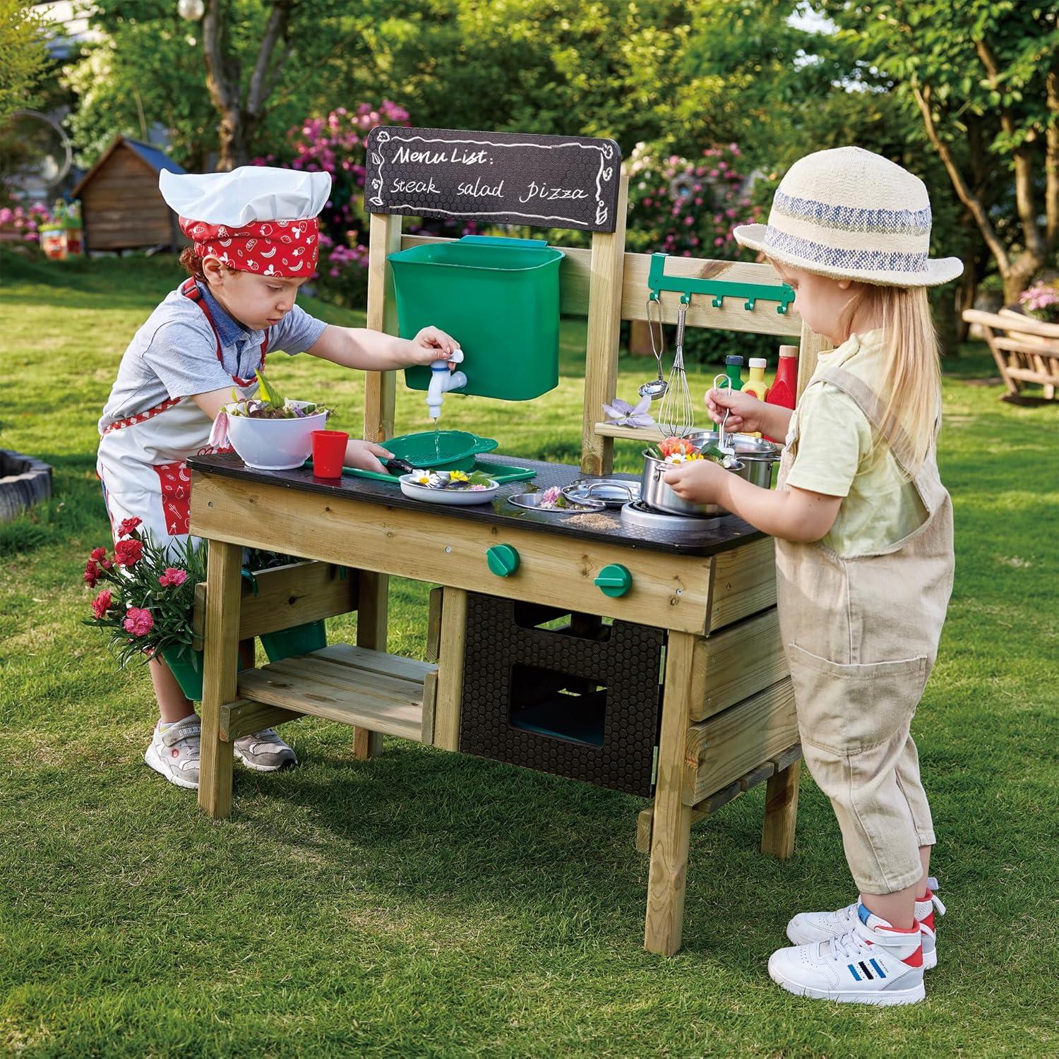 Juego de Cocina al Aire Libre Hape E3193 para Niños 3+