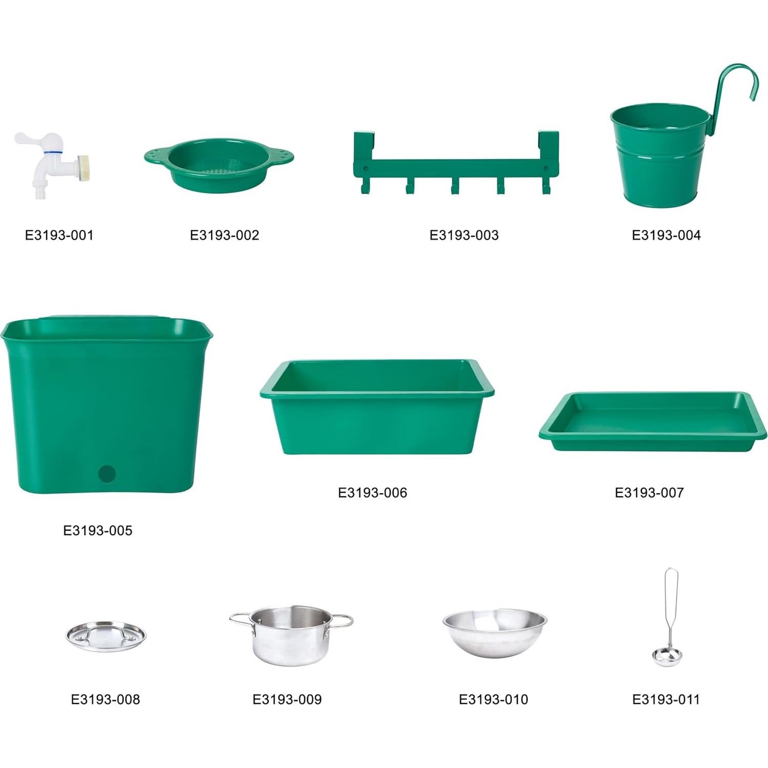 Juego de Cocina al Aire Libre Hape E3193 para Niños 3+