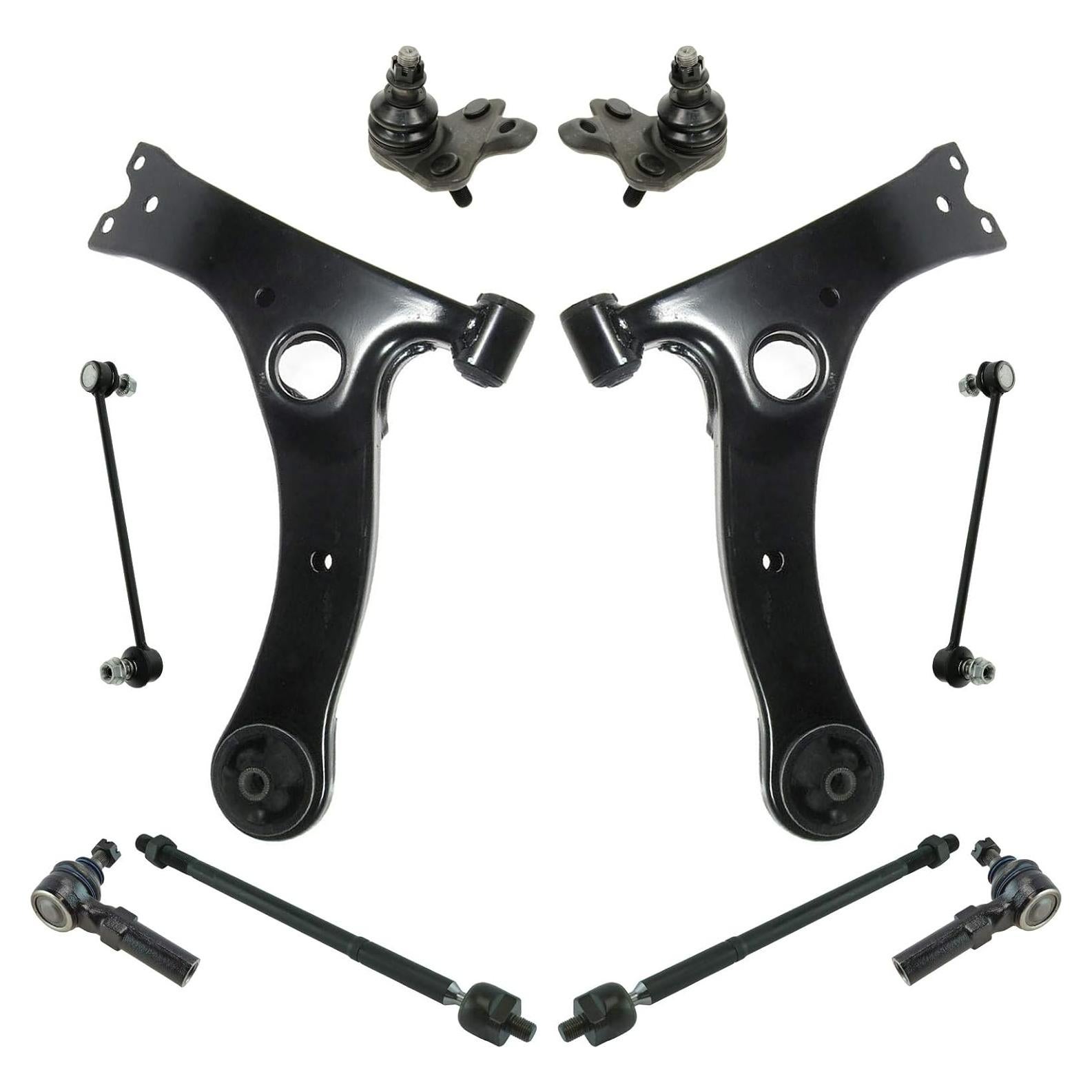 Kit de Dirección y Suspensión Delantera TRQ 10 Piezas Toyota