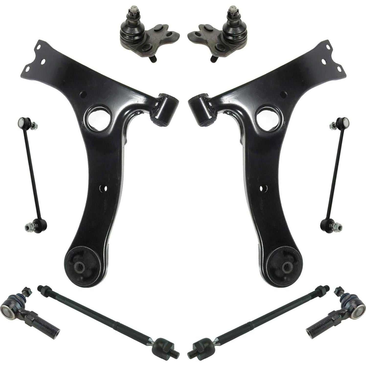 Kit de Dirección y Suspensión Delantera TRQ 10 Piezas Toyota