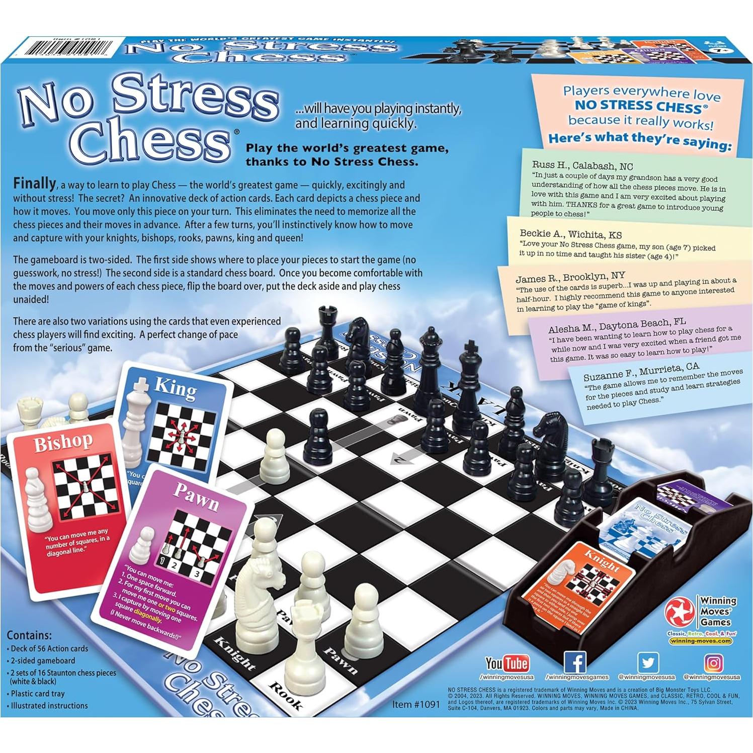 Ajedrez Sin Estrés Winning Moves 2 Jugadores 7+