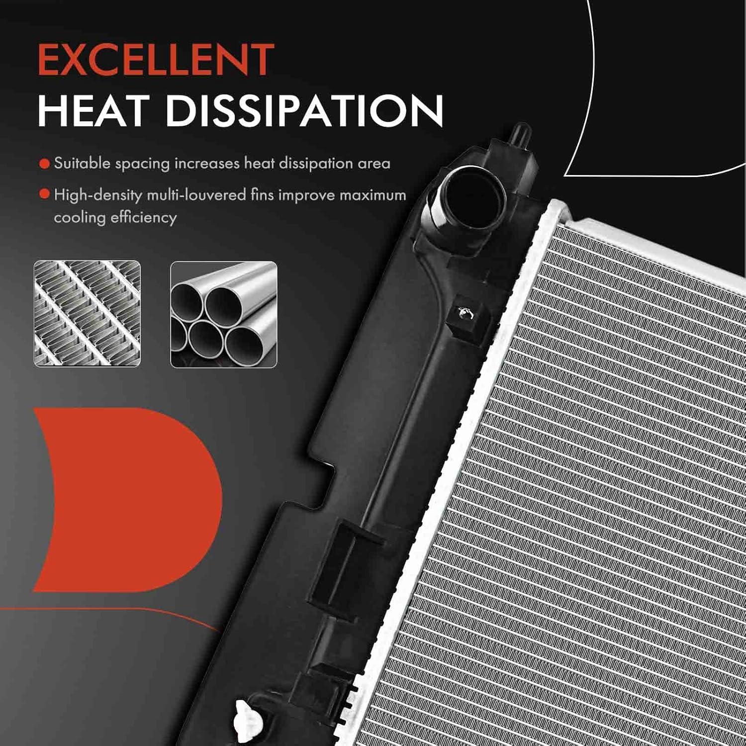 Conjunto Radiador A-Premium con Enfriador de Aceite Toyota/Pontiac