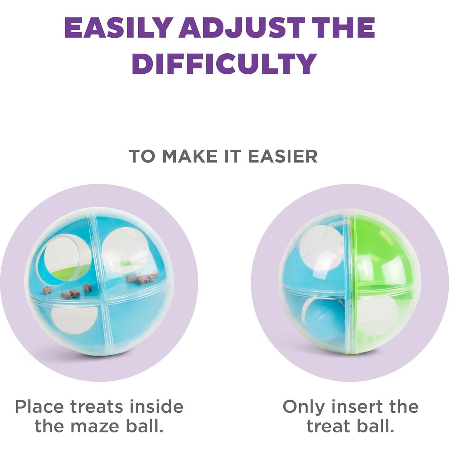 Bola A-Maze Outward Hound para Perros, Nivel 2 Verde