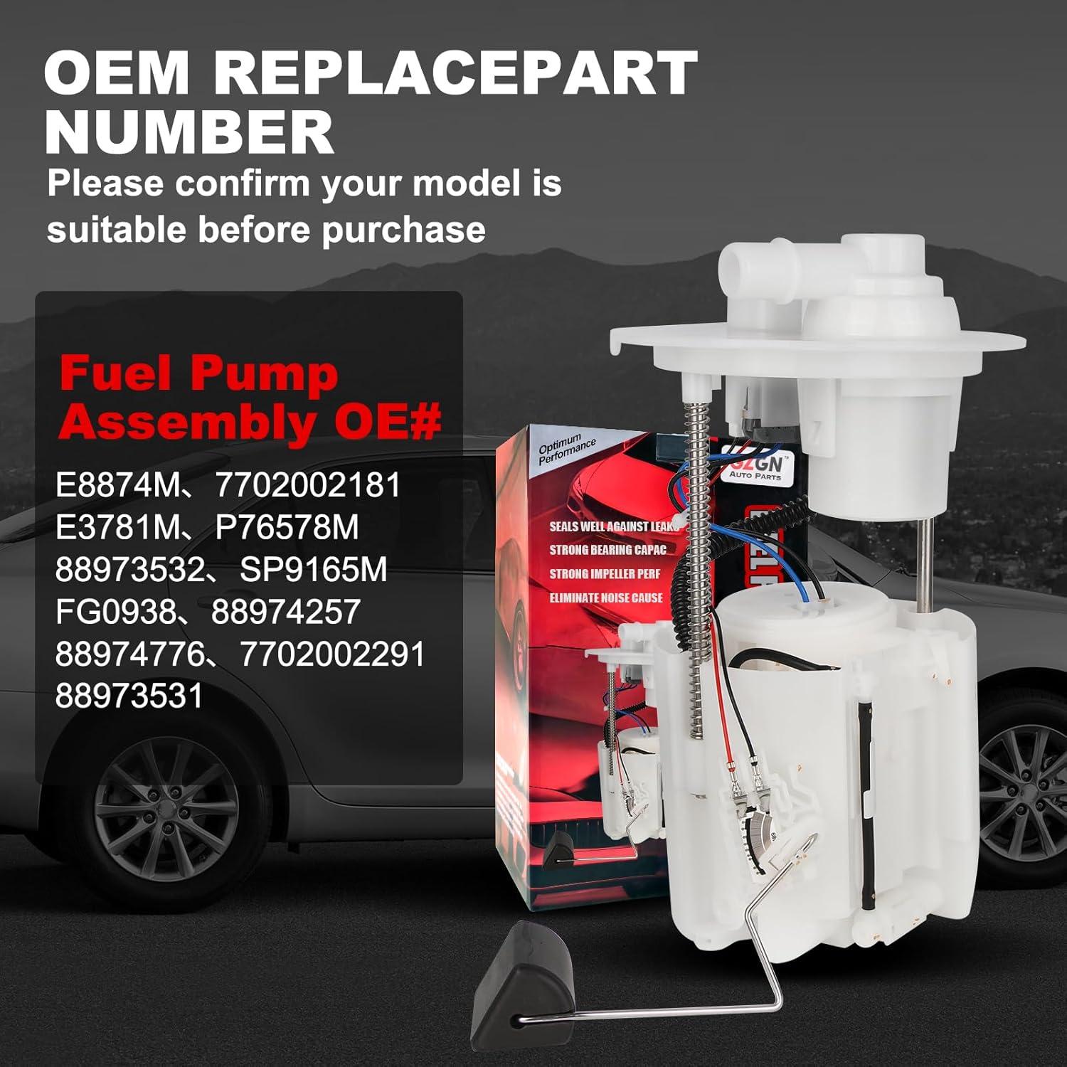 Bomba de Combustible Eléctrica GZGN E8874M para Toyota y Pontiac