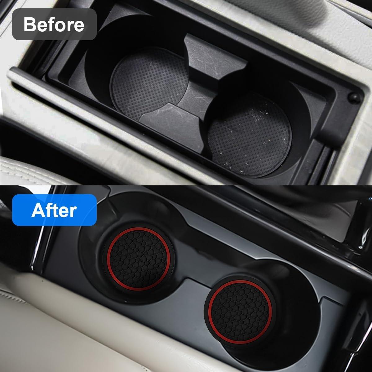 Mandark 4 Posavasos Antideslizantes para Coche 6.99 cm