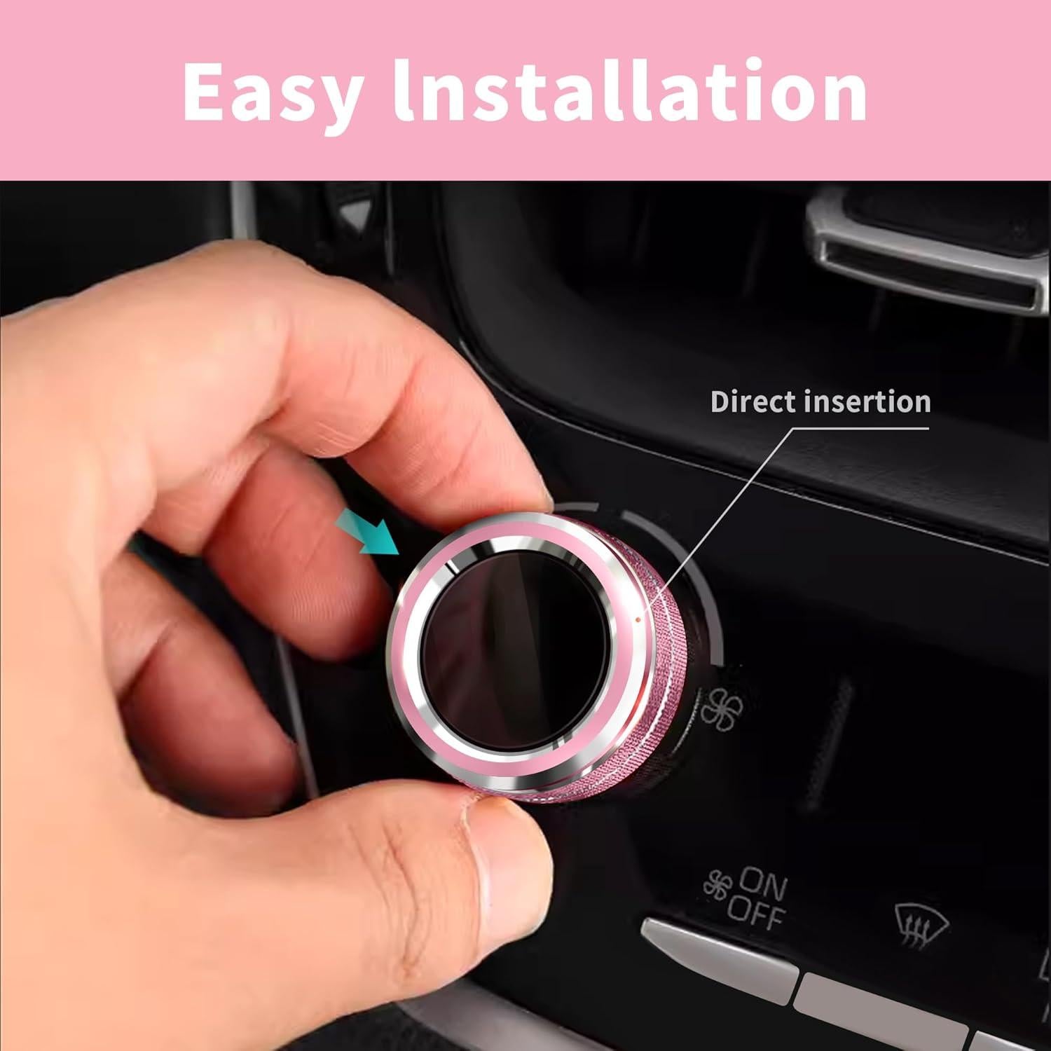 Juego de Cubiertas de Perilla de Aluminio Polodunn para Corolla 2020-2026