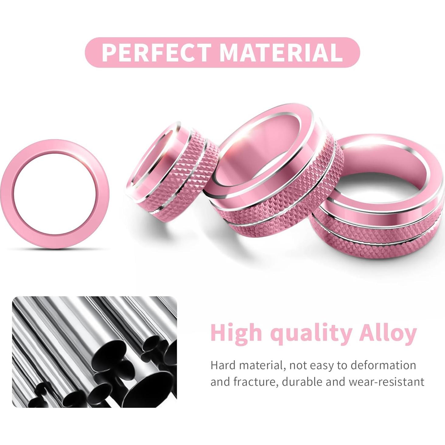 Juego de Cubiertas de Perilla de Aluminio Polodunn para Corolla 2020-2026