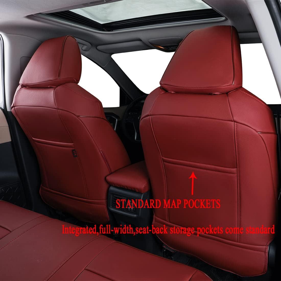 Cubiertas de Asiento EKR para Toyota Corolla 2023-2025 Burdeos