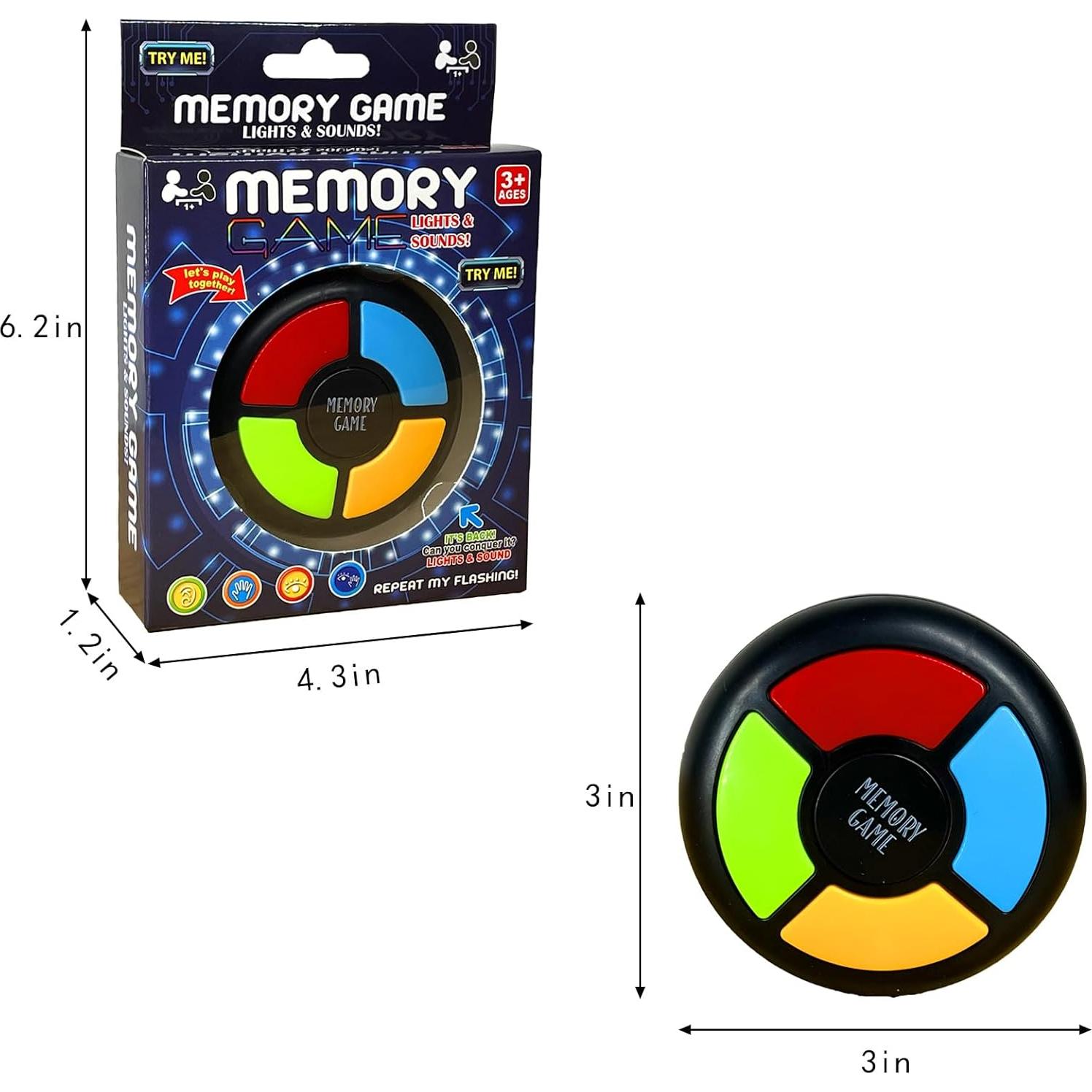 Juego de Memoria Iluminado Tingbowie 907H Portátil