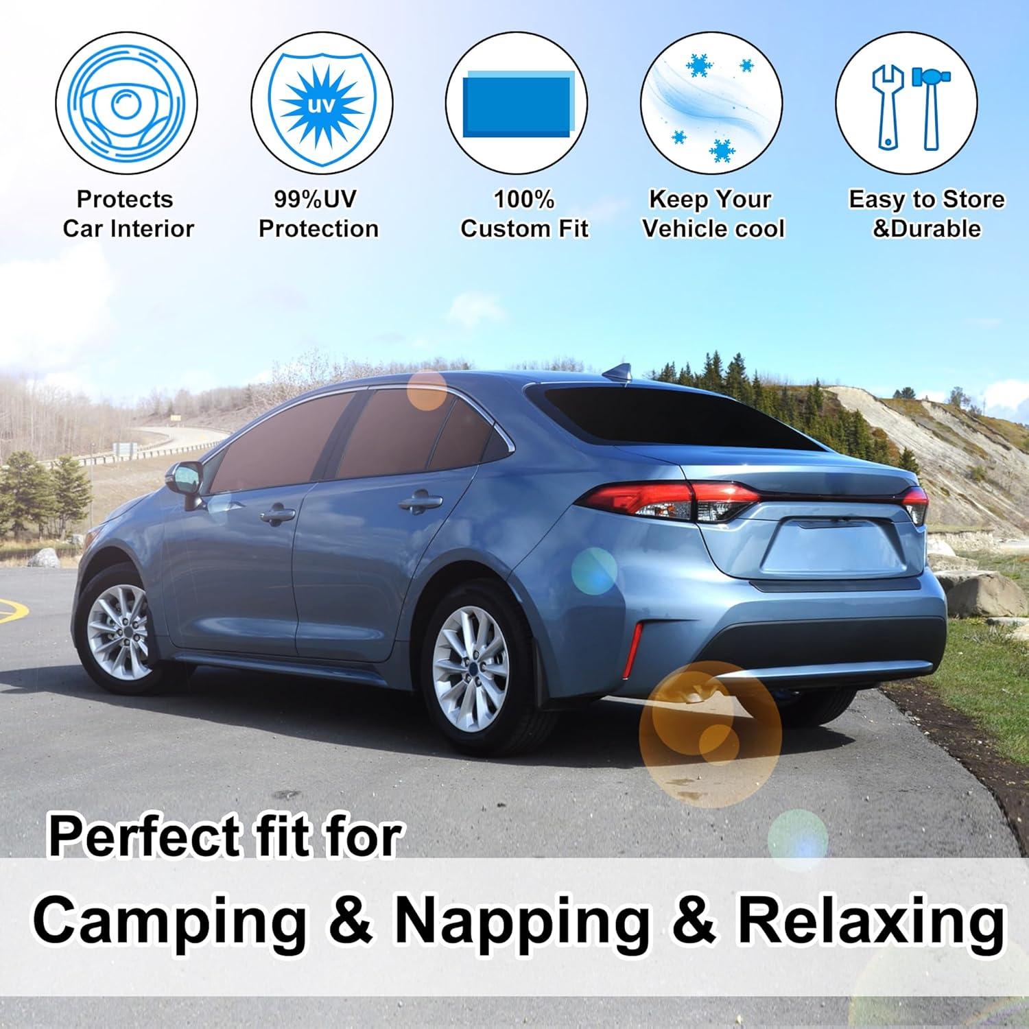 Sombrillas para Ventanas Toyota Corolla 2020-2025 6PCS