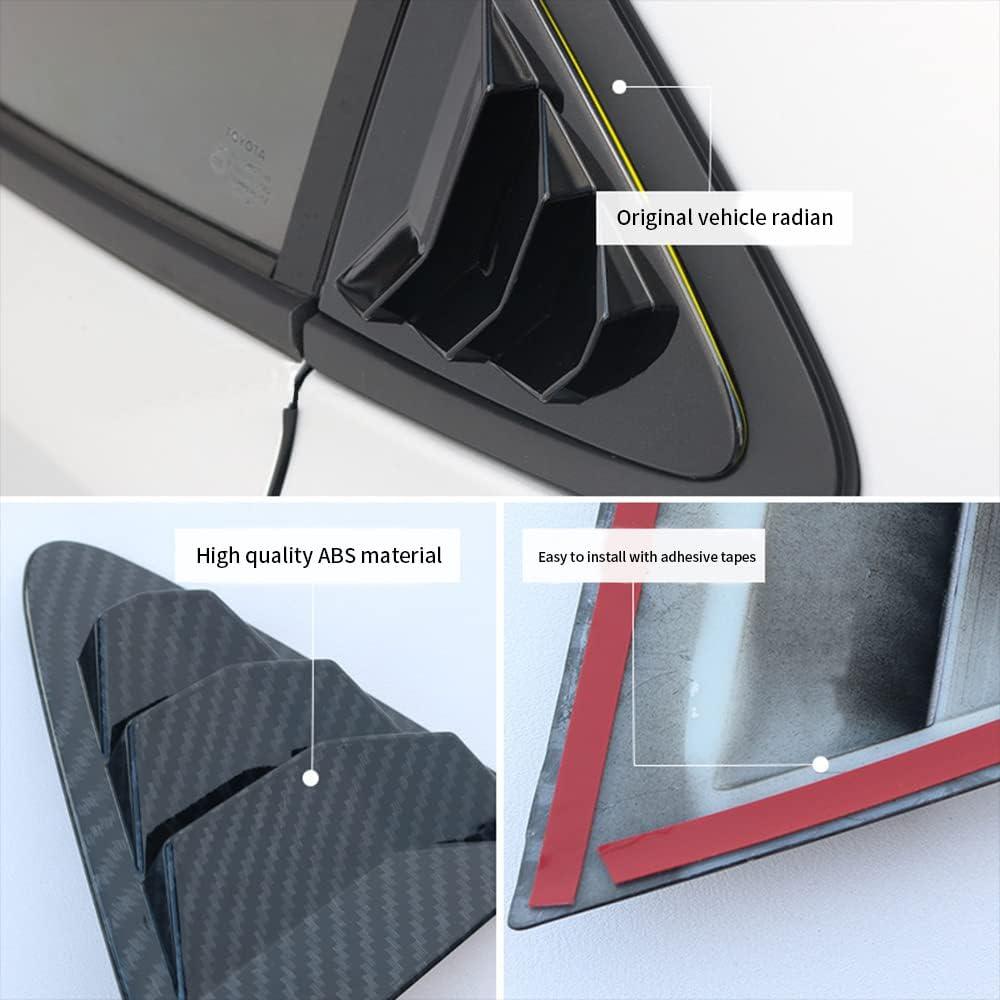 Cubierta Lateral Trasera Toyota Corolla 2020-2024 Fibra Carbono