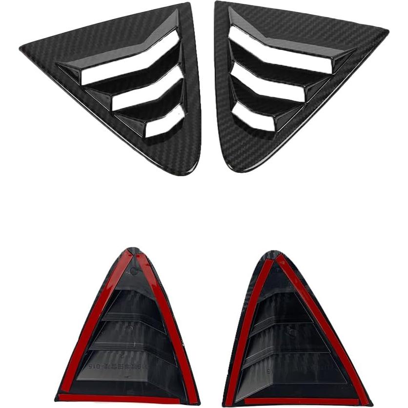 Cubierta Lateral Trasera Toyota Corolla 2020-2024 Fibra Carbono