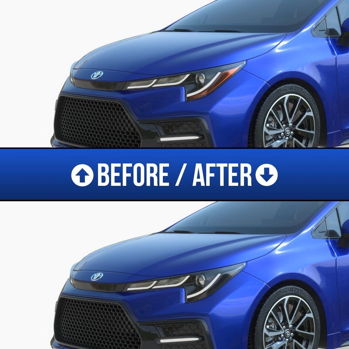 Tinte de Faros Amber Delete GRIDREADY para Toyota Corolla 2019-2022