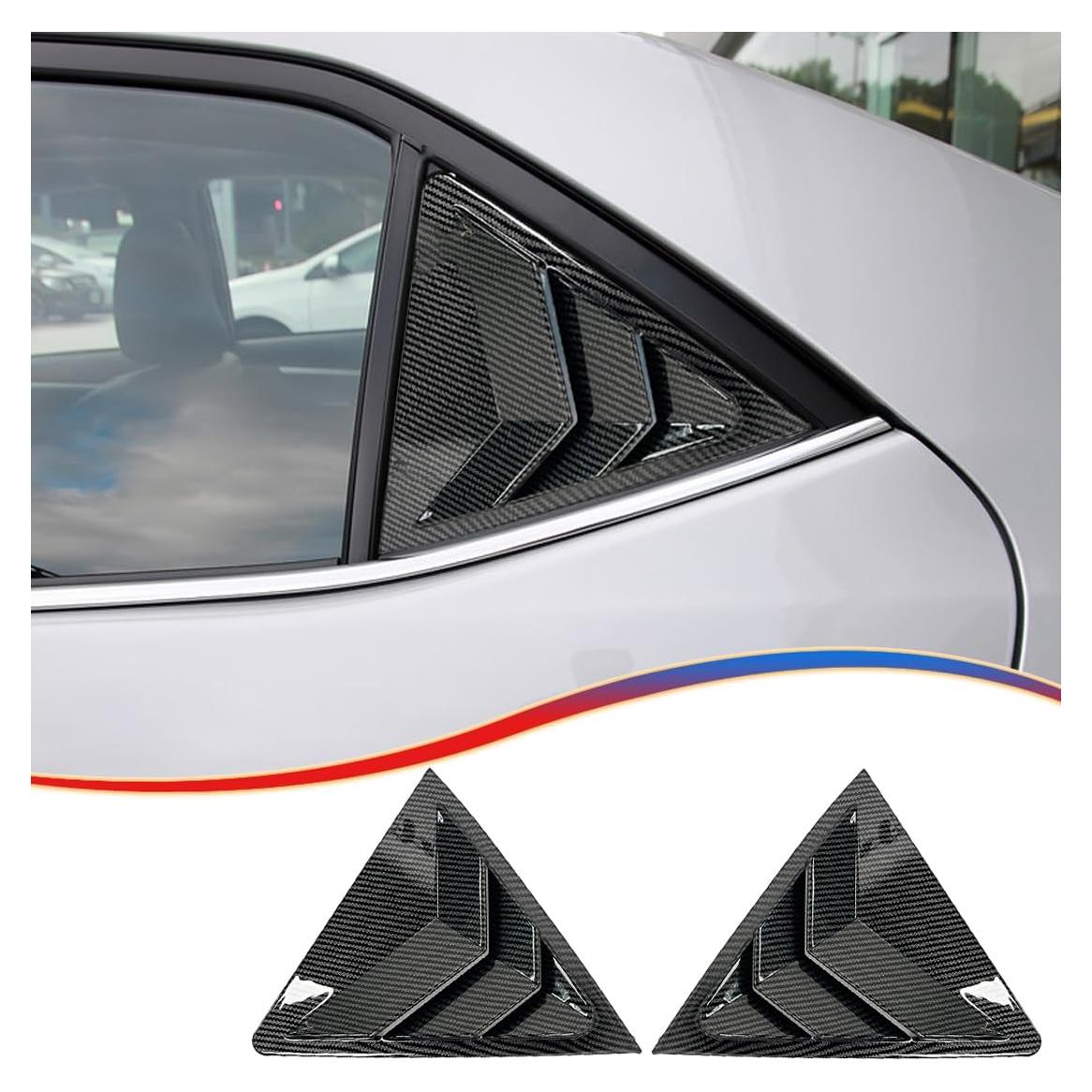 Persianas de Ventana MUXEE para Toyota Corolla 2014-2019 - Fibra de Carbono