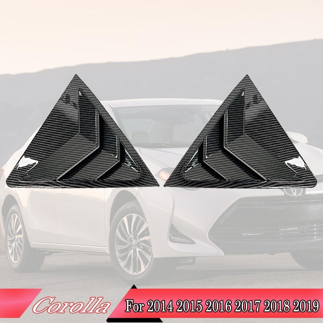 Persianas de Ventana MUXEE para Toyota Corolla 2014-2019 - Fibra de Carbono