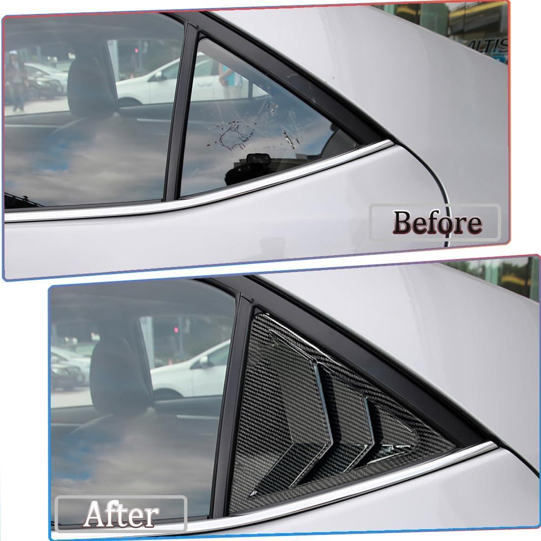 Persianas de Ventana MUXEE para Toyota Corolla 2014-2019 - Fibra de Carbono