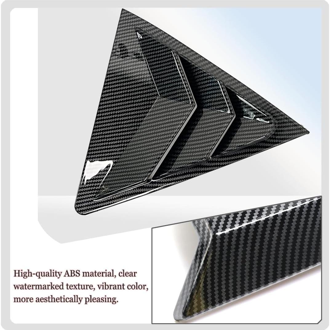 Persianas de Ventana MUXEE para Toyota Corolla 2014-2019 - Fibra de Carbono