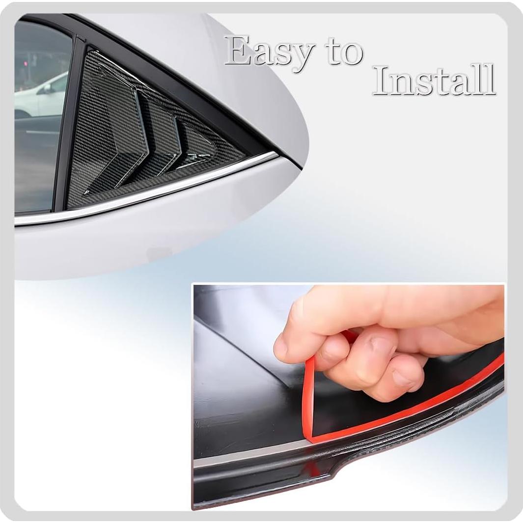 Persianas de Ventana MUXEE para Toyota Corolla 2014-2019 - Fibra de Carbono