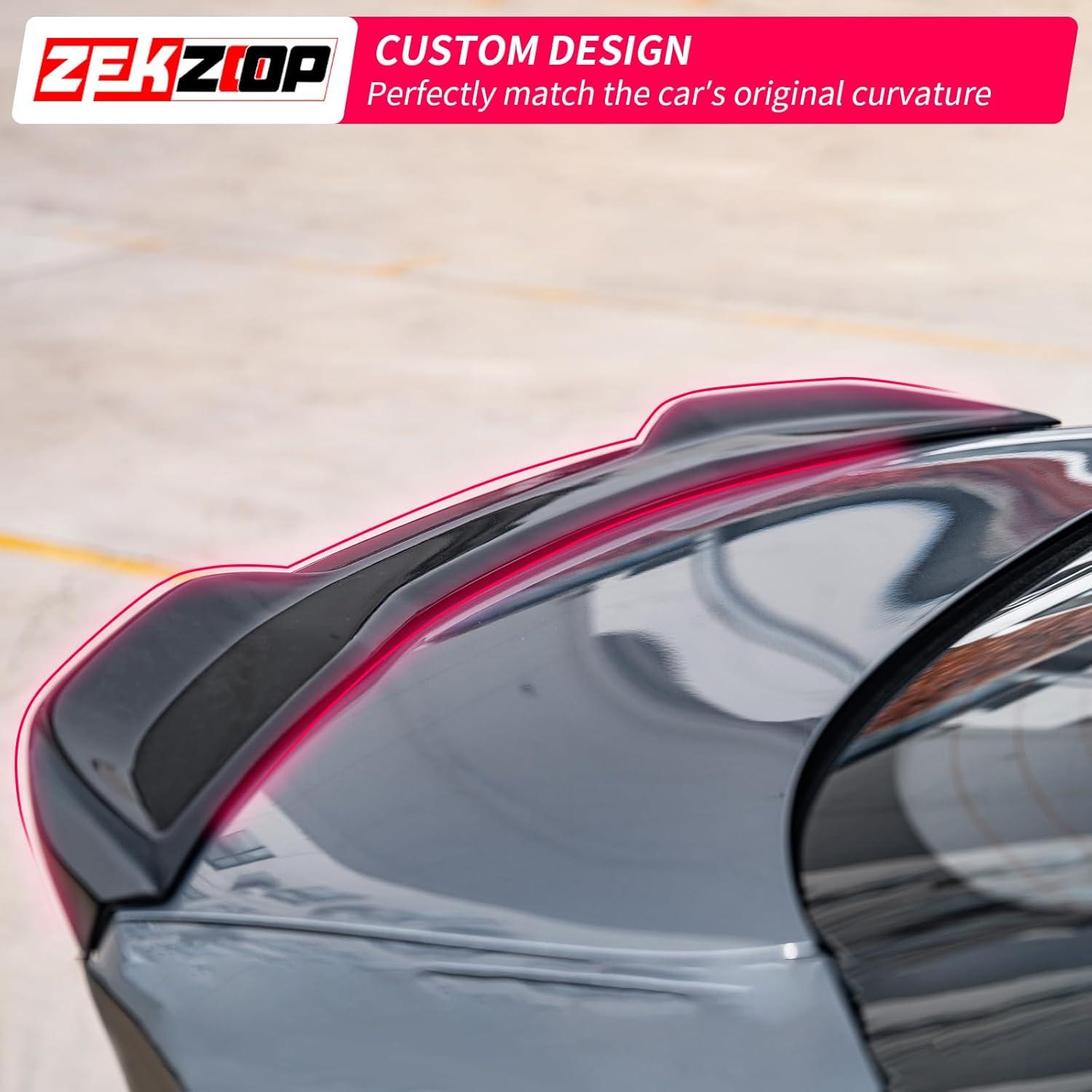 Alerón Trasero Zekzoop para Toyota Corolla 2020-2025 Negro