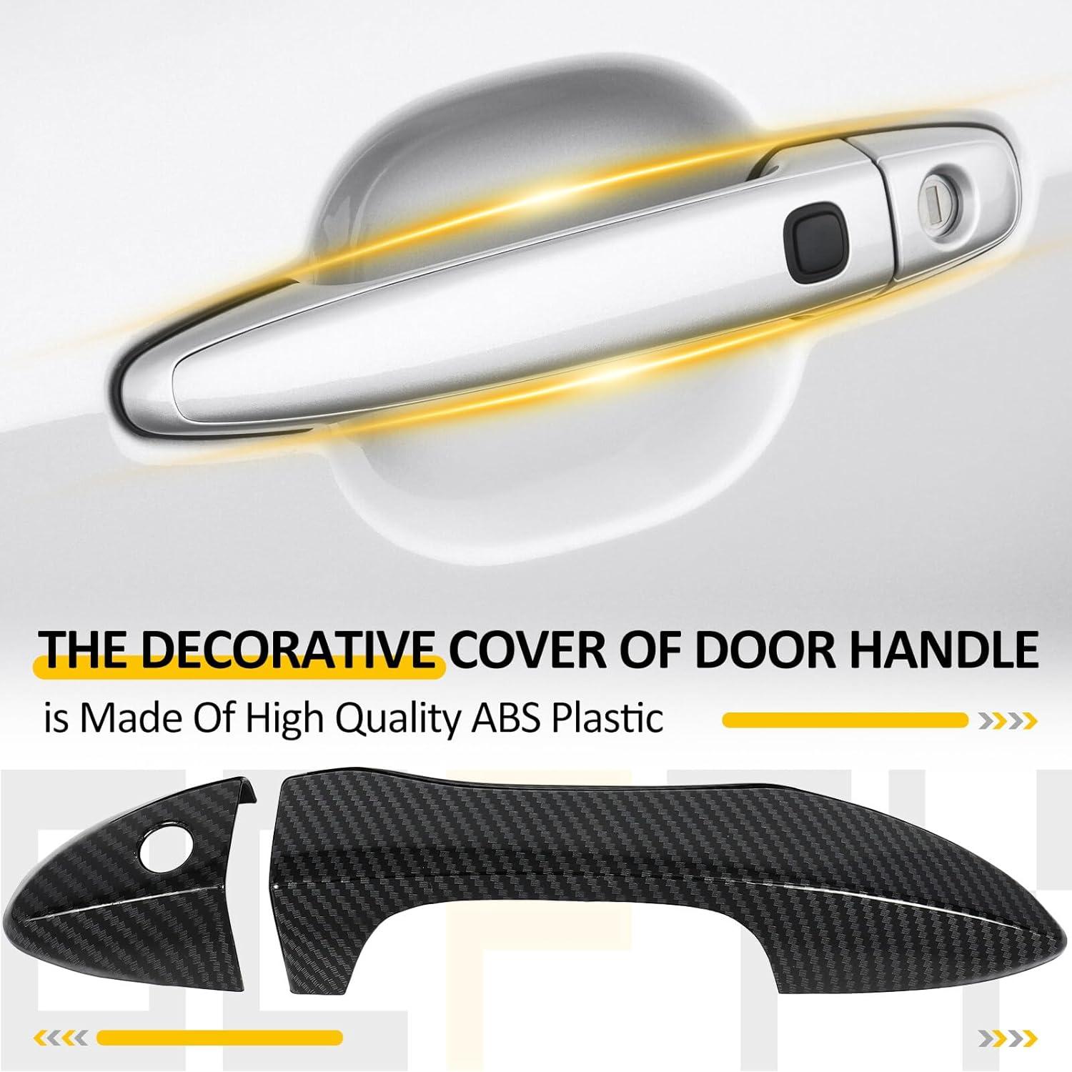 Cubiertas de Manija de Puerta OCPTY 4 Piezas para Toyota Corolla 2014-2018