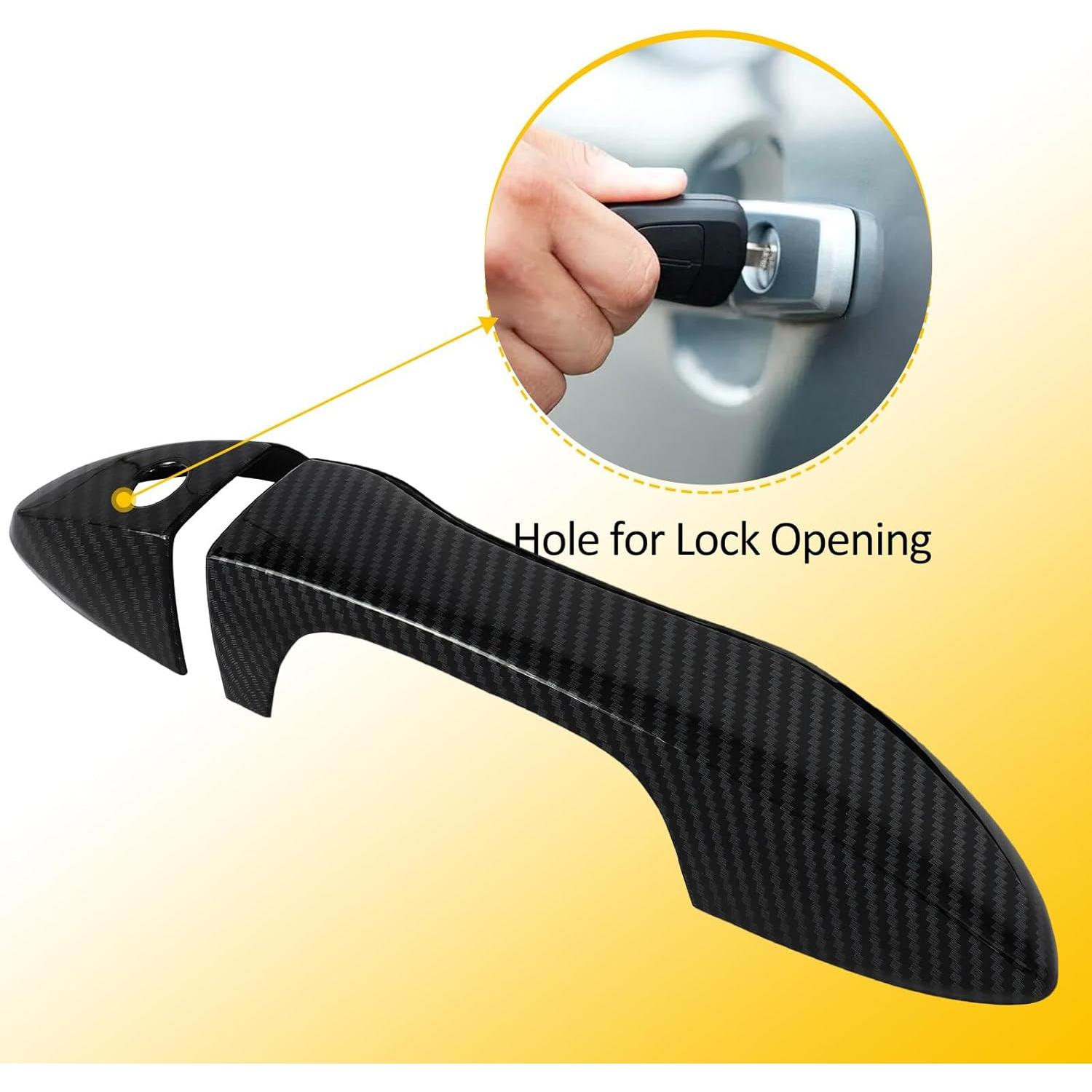 Cubiertas de Manija de Puerta OCPTY 4 Piezas para Toyota Corolla 2014-2018