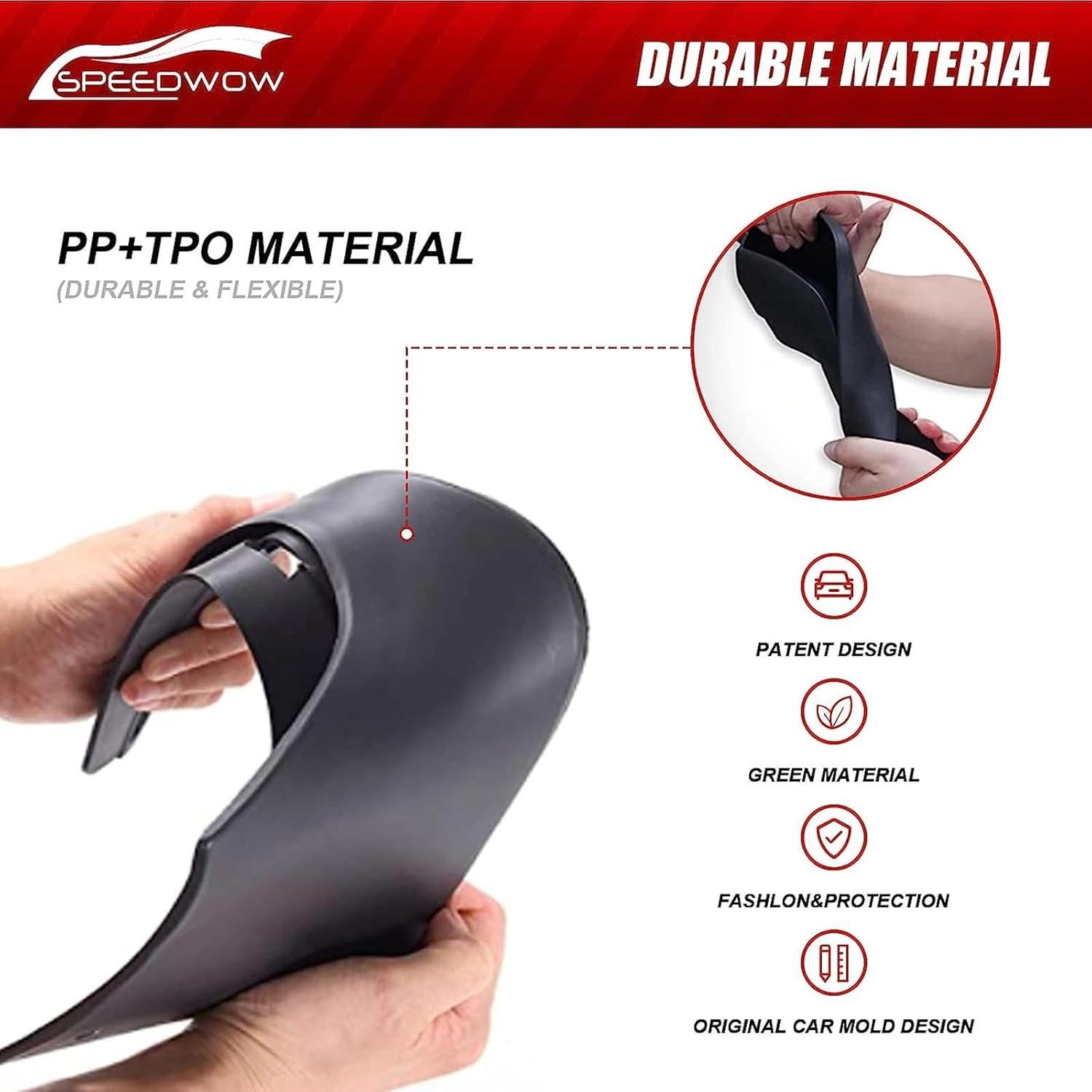 Guardabarros SPEEDWOW para Toyota Corolla 2003-2008 - Juego de 4